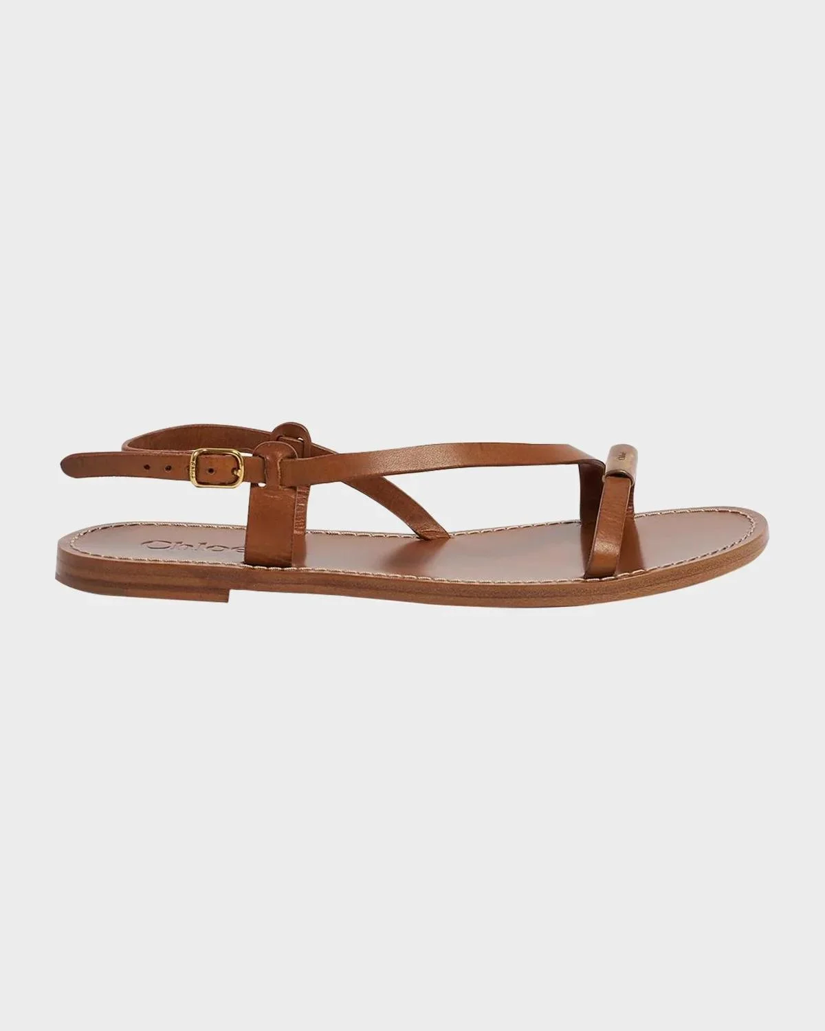Matilda Flat Leather Sandals - 1
