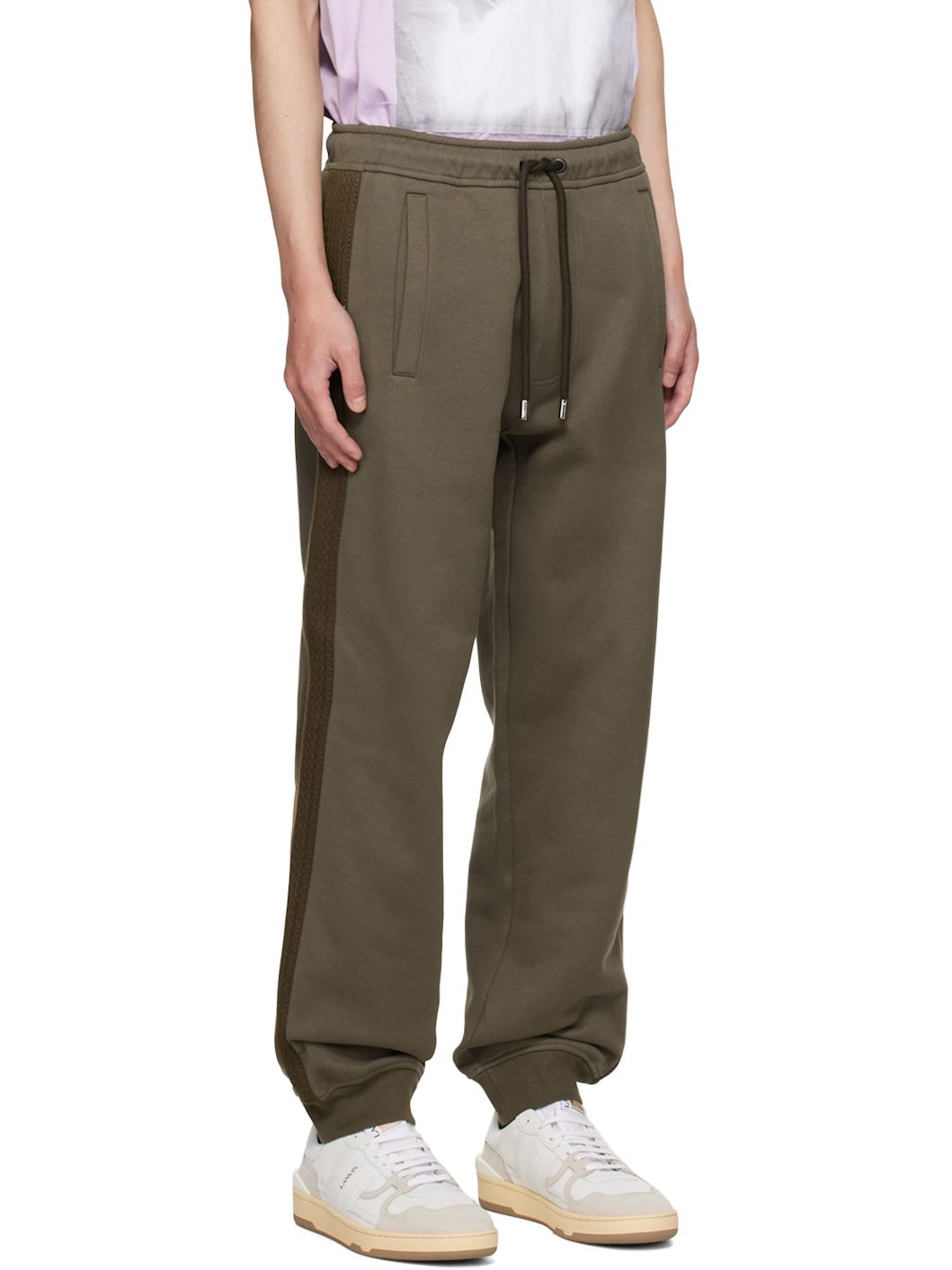 Taupe Side Curb Sweatpants - 2
