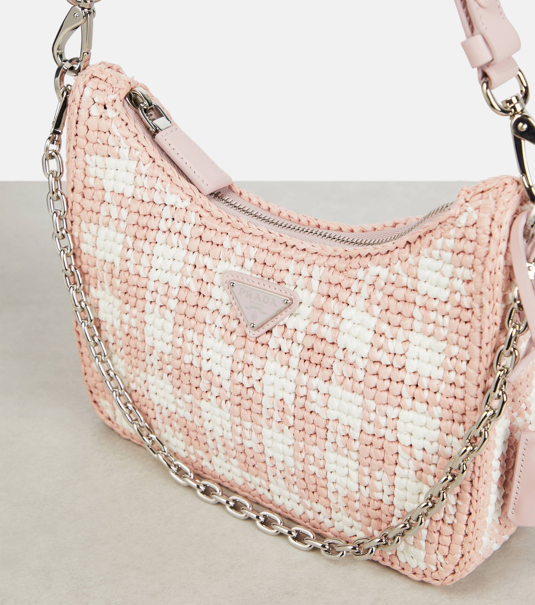 Re-edition crochet shoulder bag - 6
