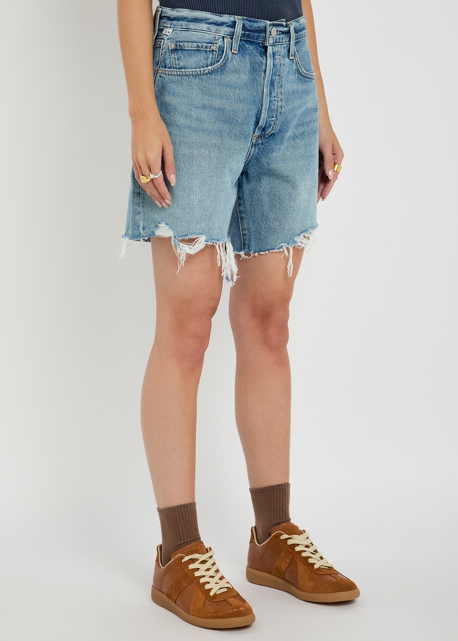 Citizens OF Humanity Marlow Long Denim Shorts - 2
