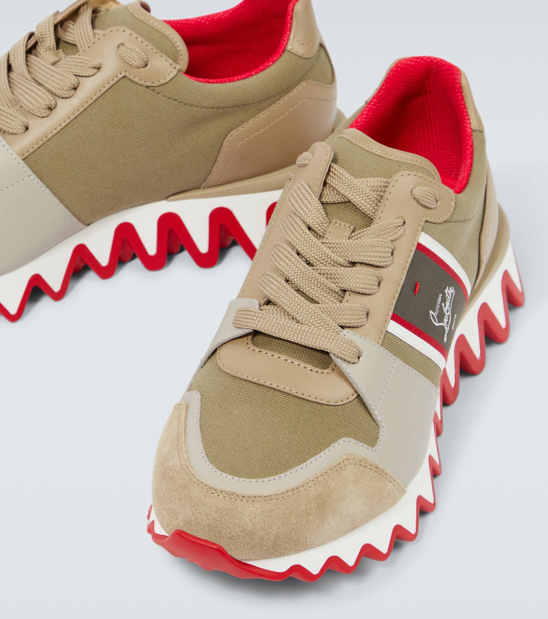 Nastroshark leather sneakers - 3