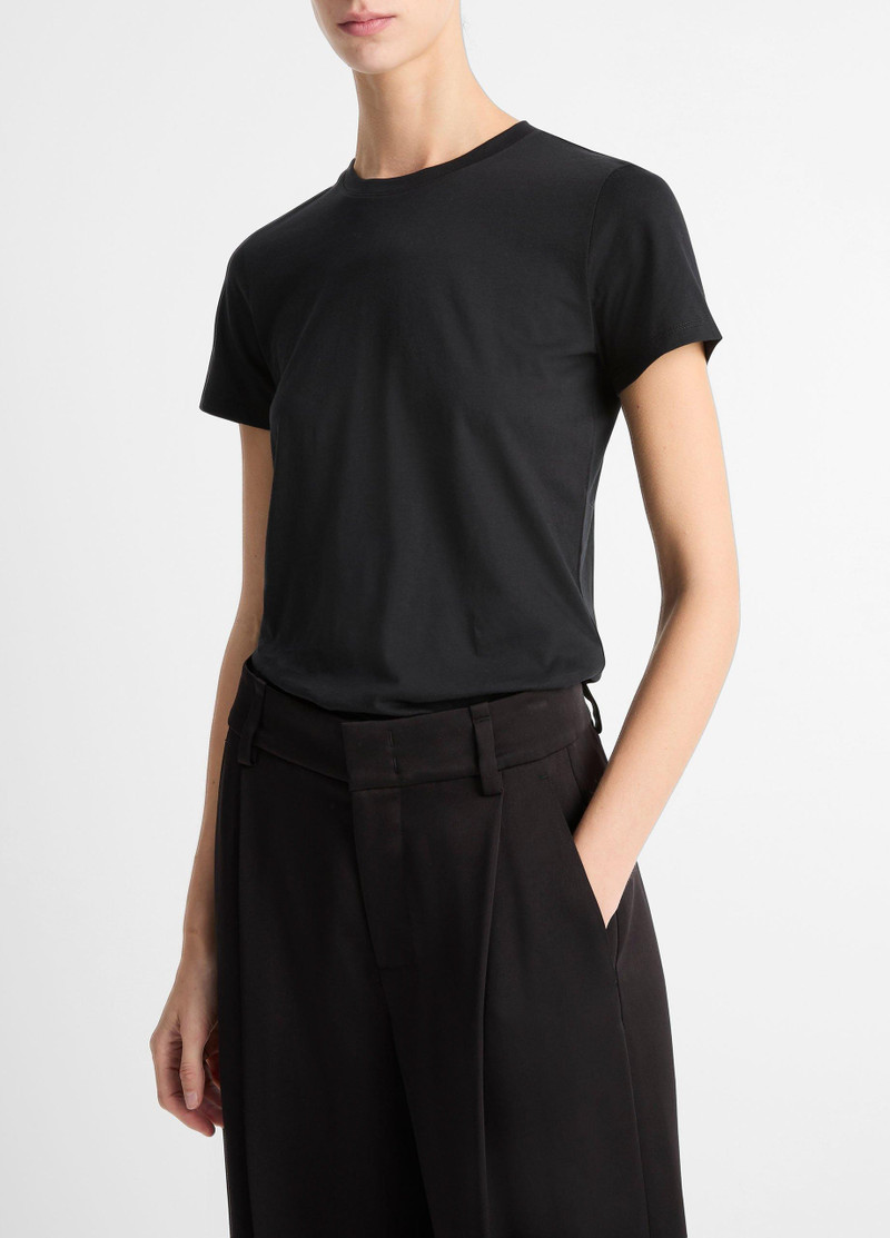 Vince Essential Pima Cotton Crew Neck T-Shirt outlook