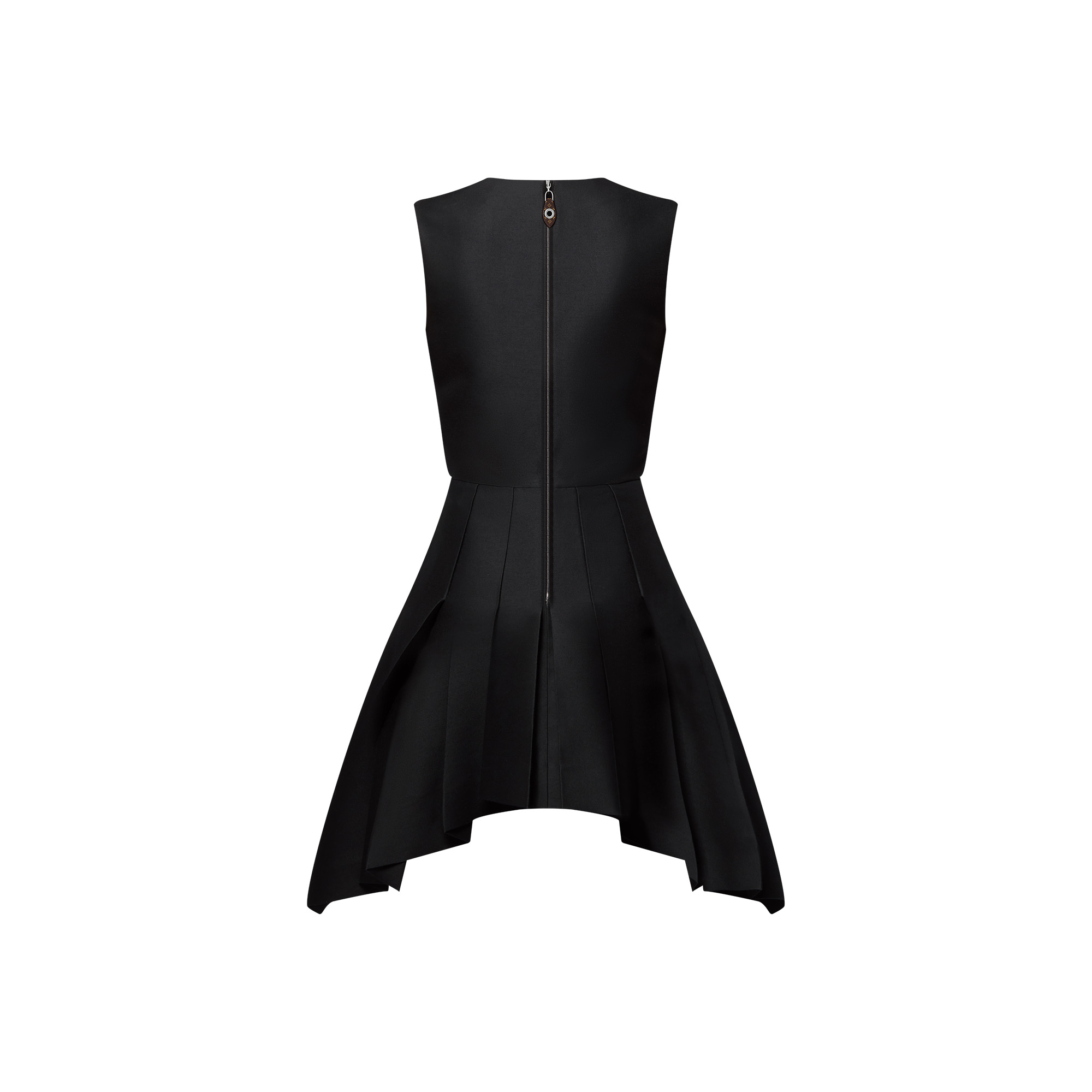 Asymmetrical Box Pleat Dress - 3