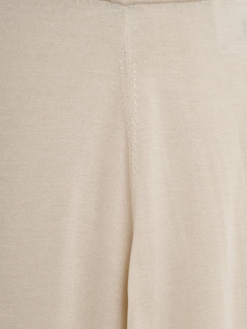knitted wide-leg trousers - 3