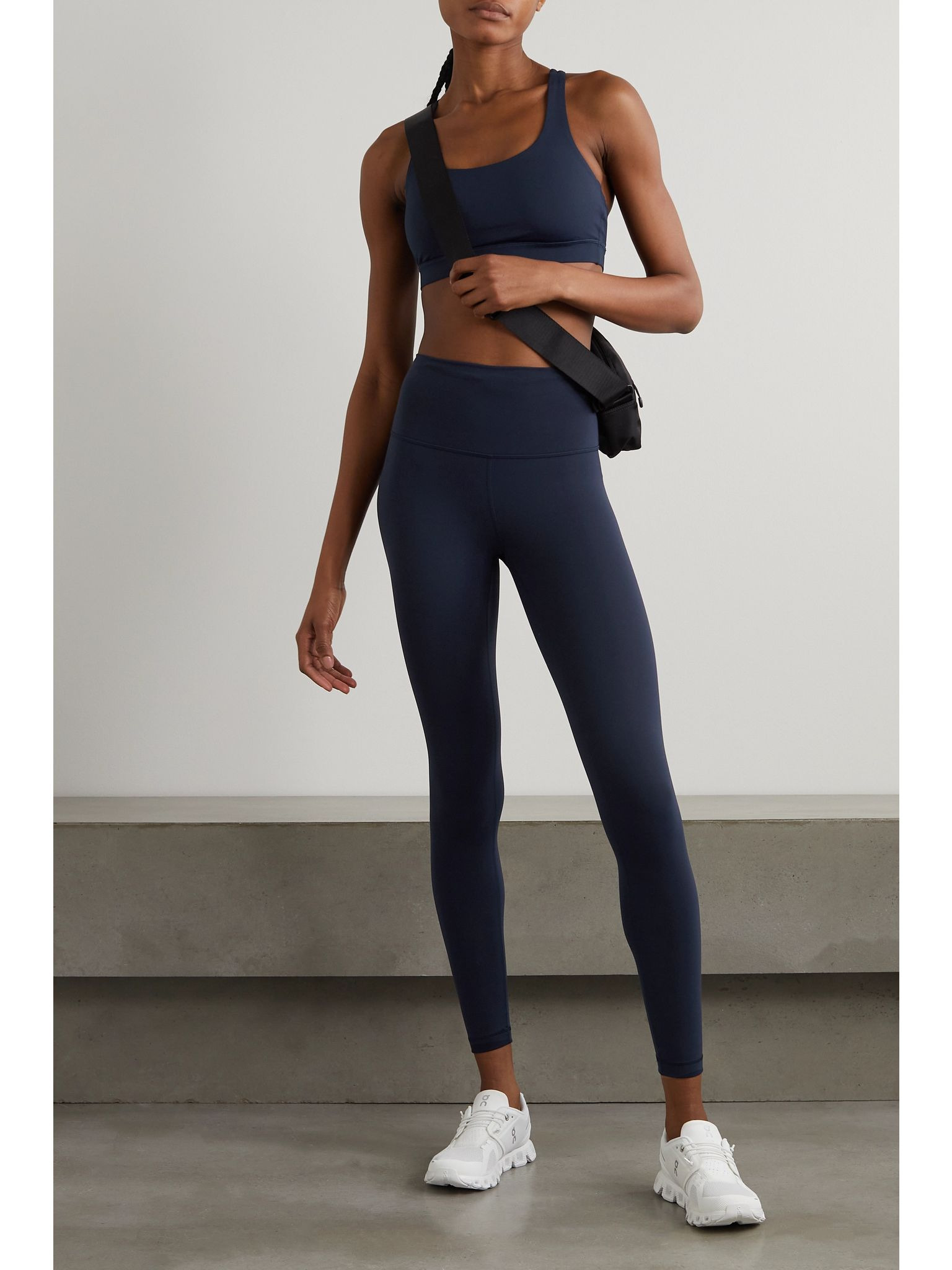 Wunder Train Everlux™ high-rise leggings - 25" Navy - 2