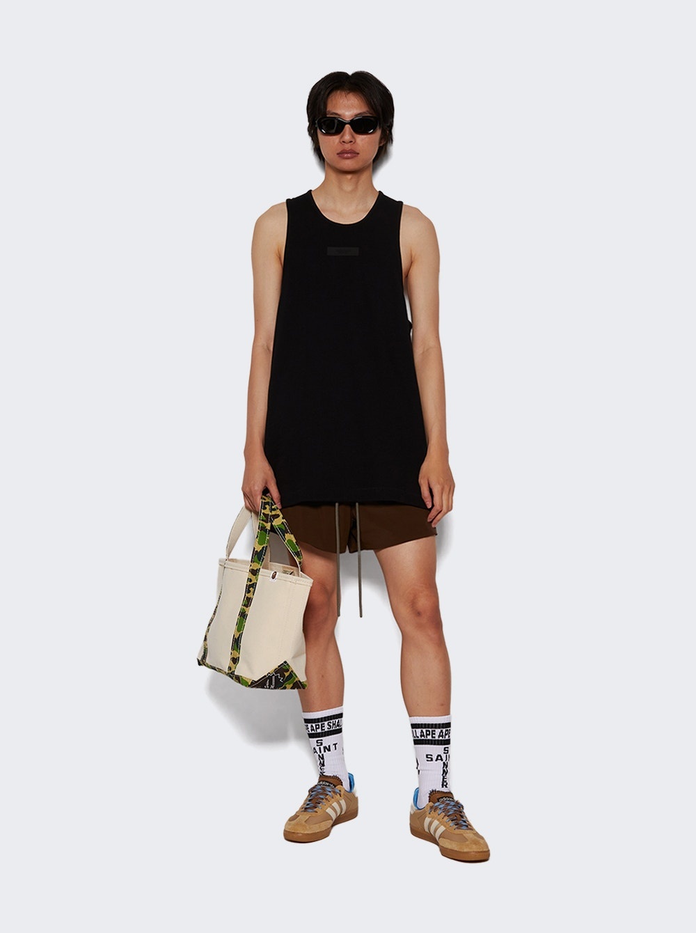 X A Bathing Ape Medium Tote Bag Camouflage - 3