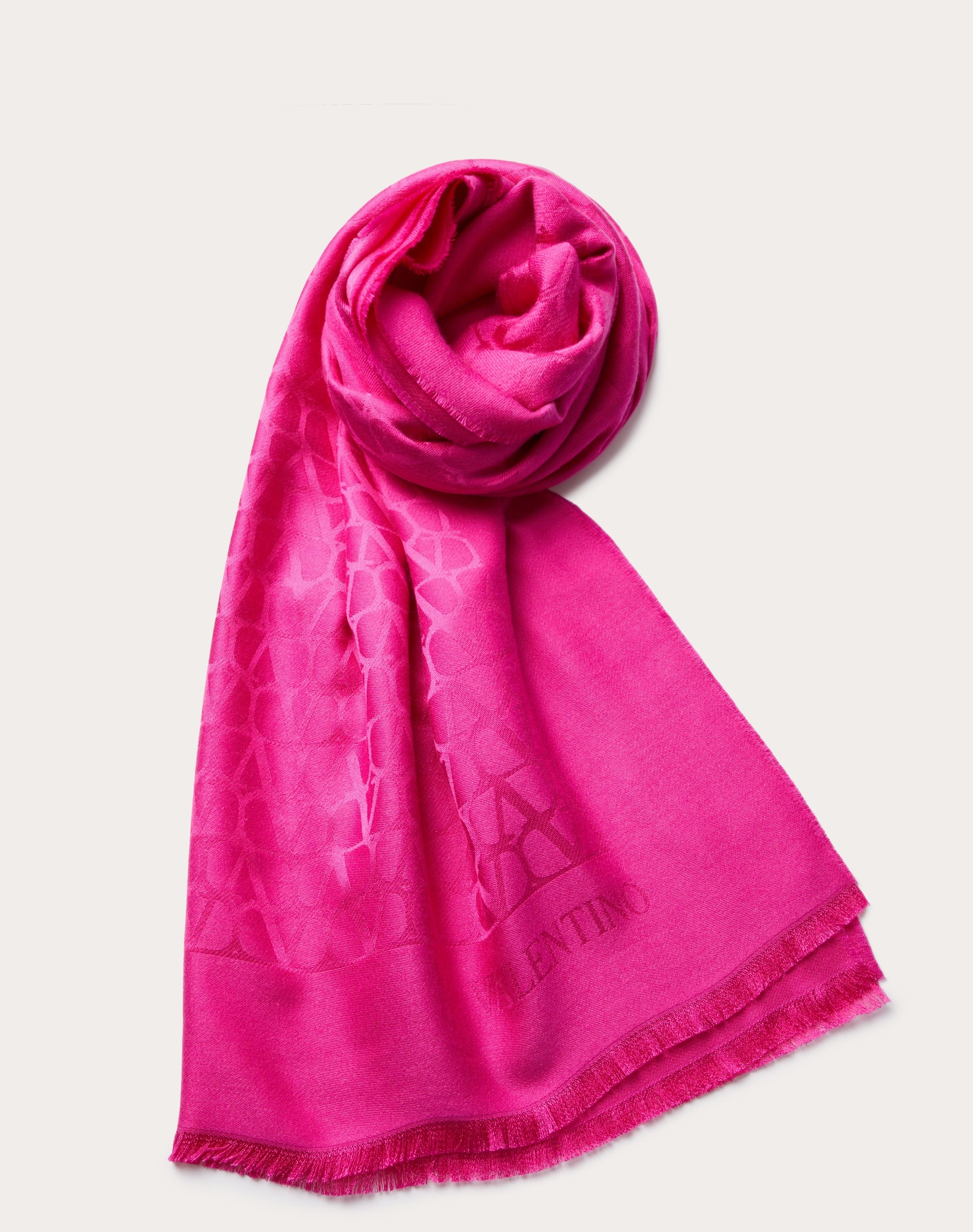 TOILE ICONOGRAPHE STOLE IN SILK AND WOOL - 1