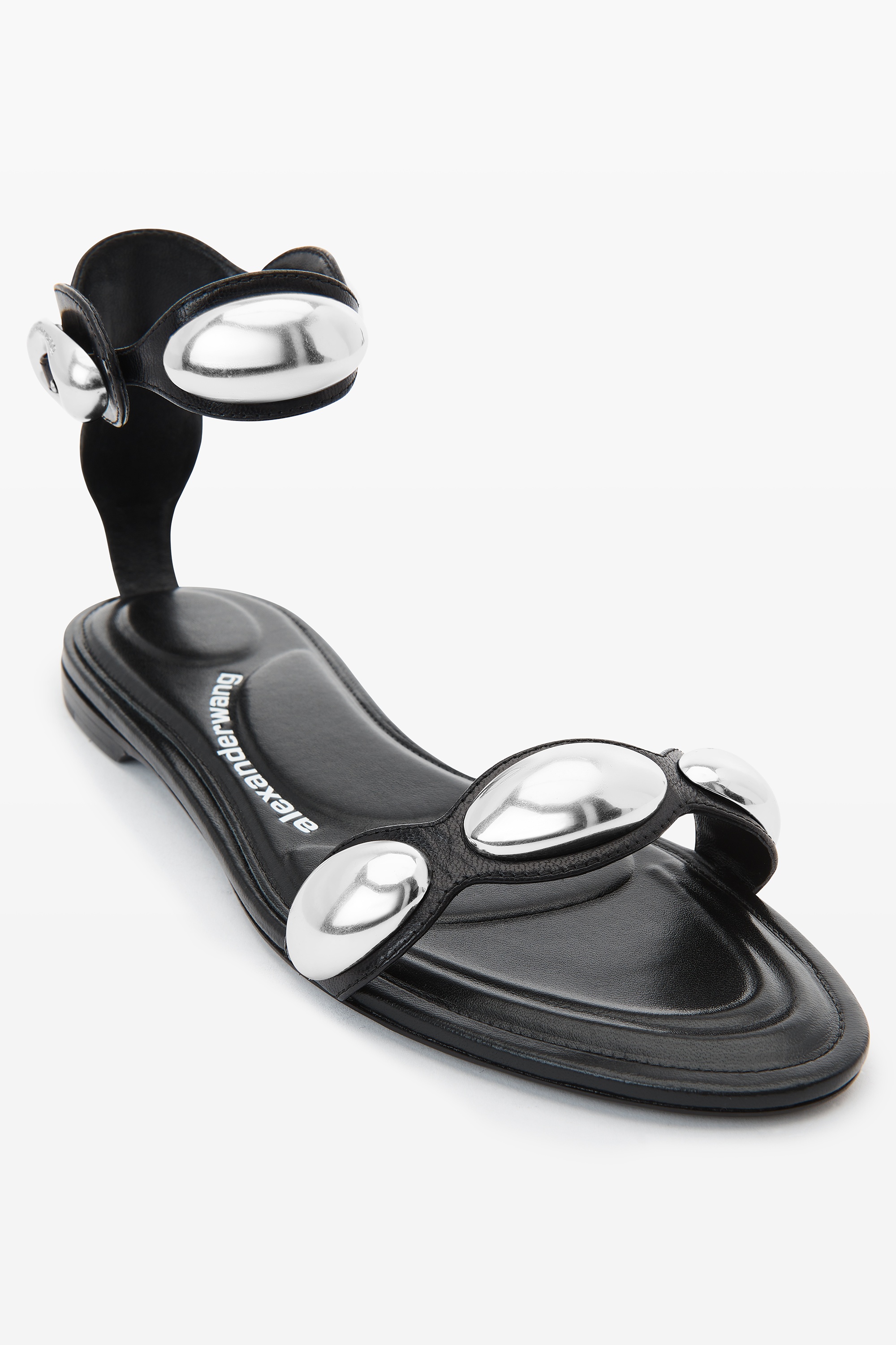 dome goatskin leather sandal - 2