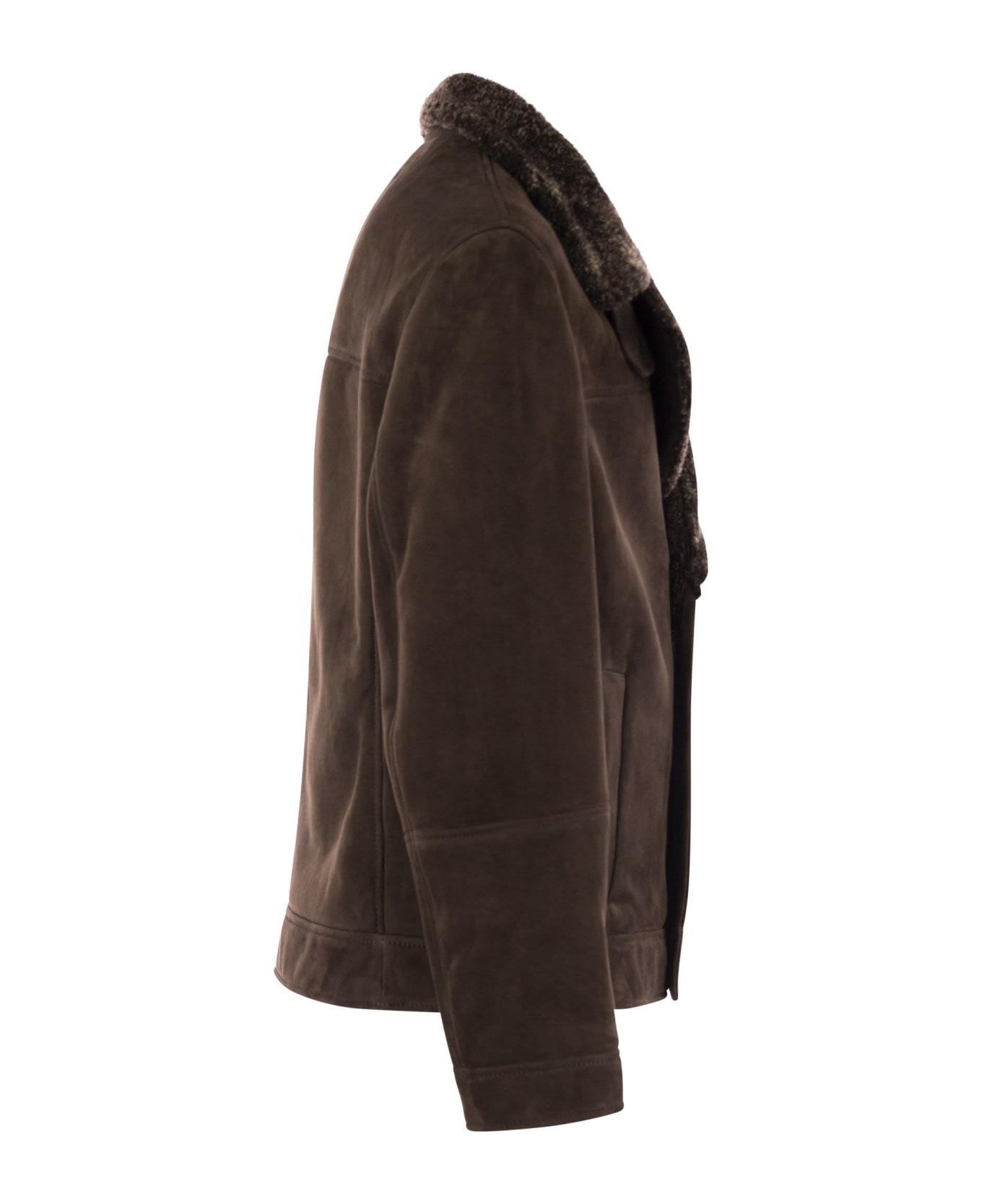 Double-breasted Shearling Outerwear - 3
