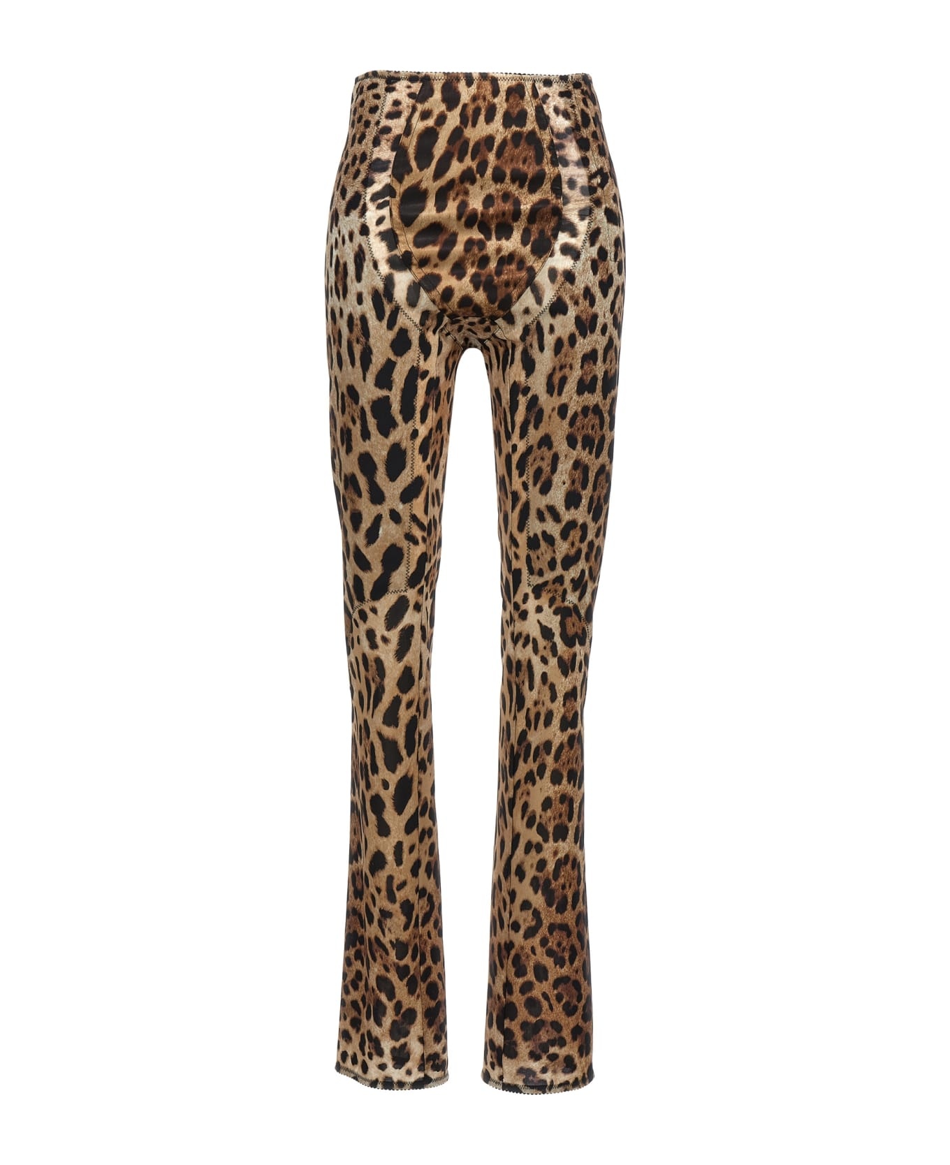 X Kim Leopard Pants - 1