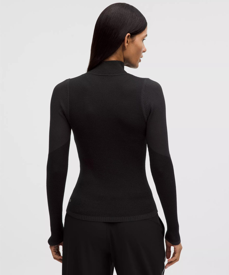 Ribbed Merino-Blend Turtleneck Sweater 3