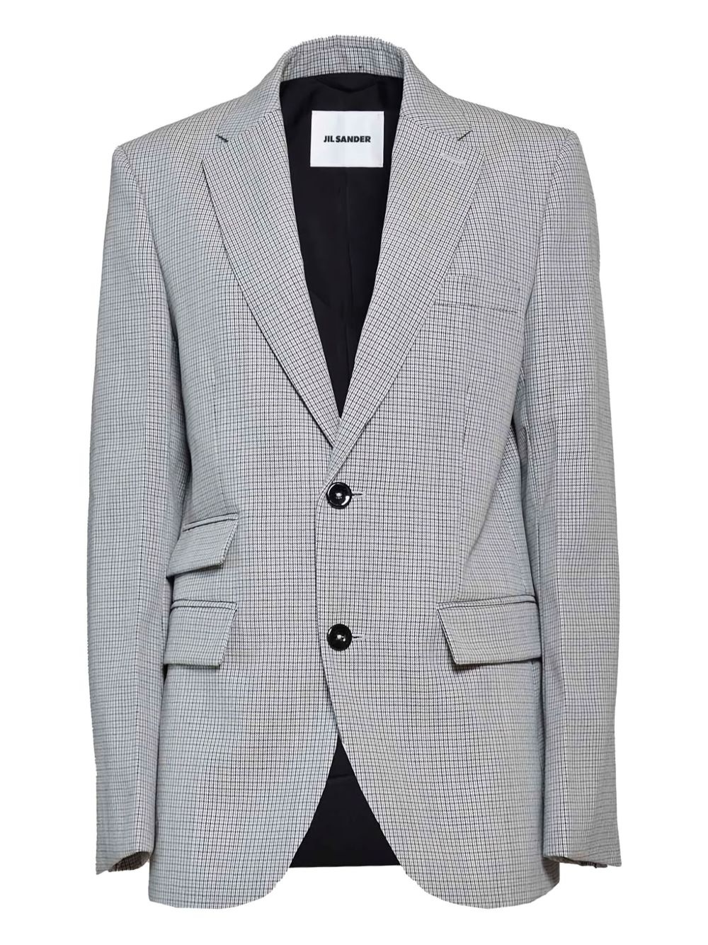 checked blazer - 1