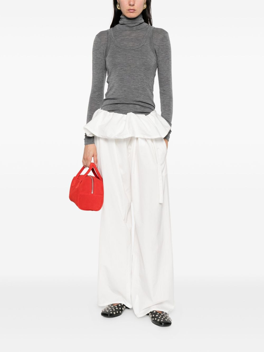 turtleneck merino-wool top - 2