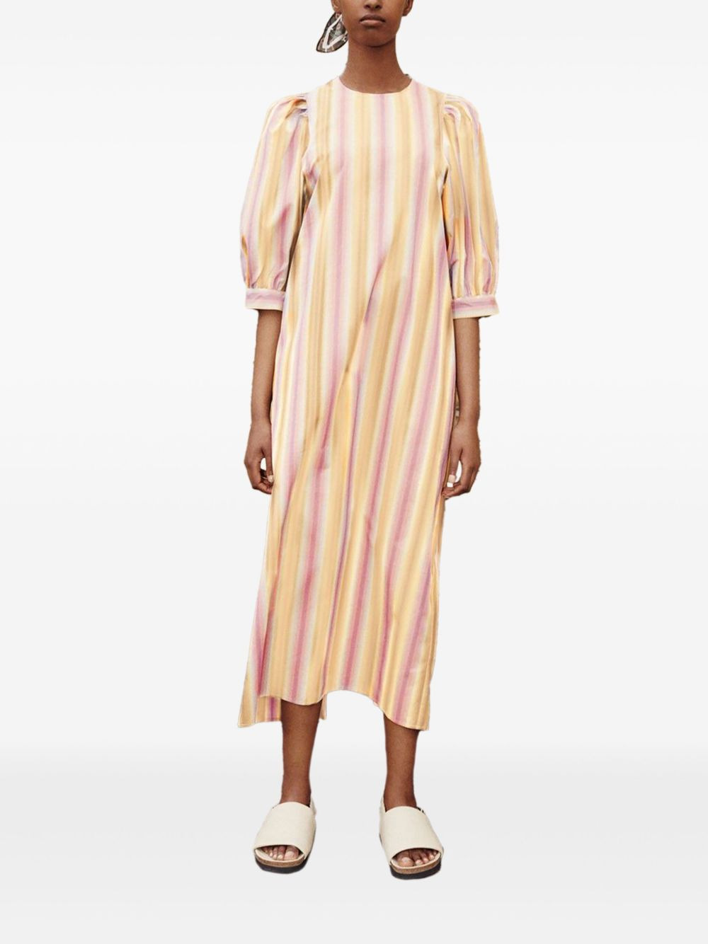 Celestina puff-sleeve dress - 2