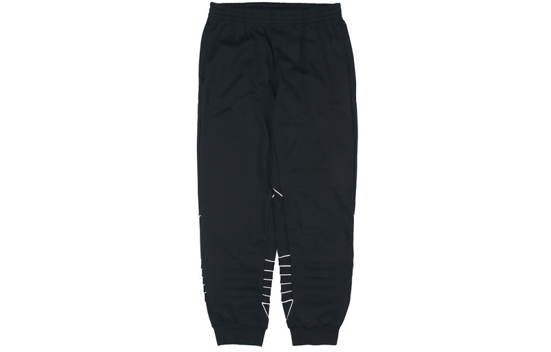 adidas adidas originals B Trf Out Swtpt logo Printing Casual Knit Bundle Feet Sports Pants Black GF0223 outlook