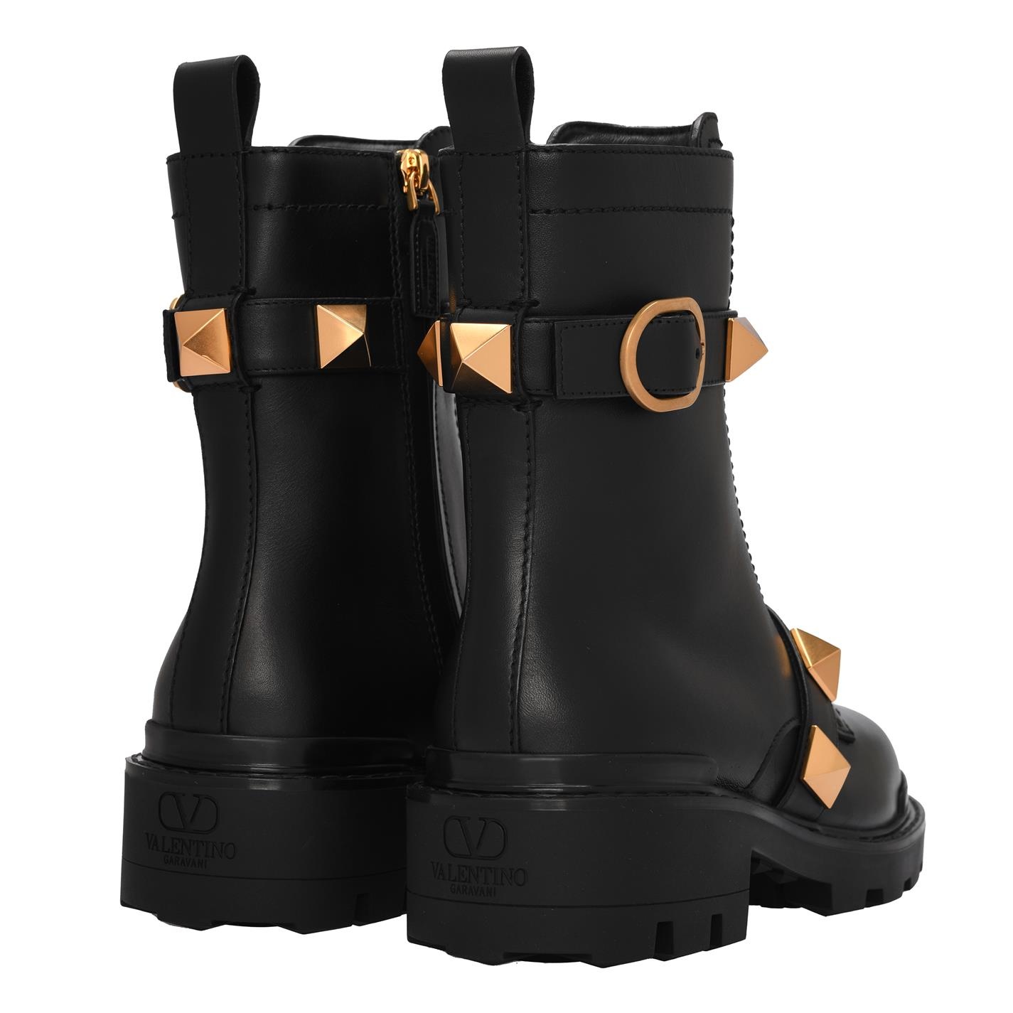 ROMAN STUD COMBAT BOOTS - 5