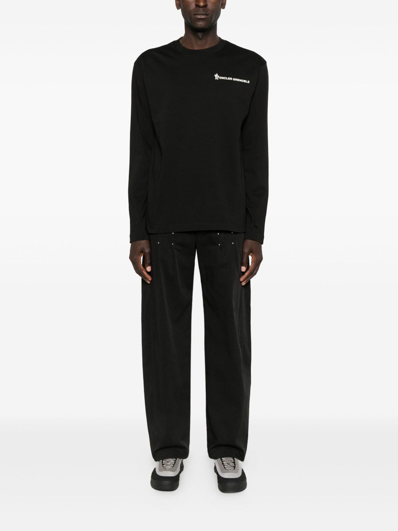 Moncler Grenoble logo-embroidered sweatshirt outlook