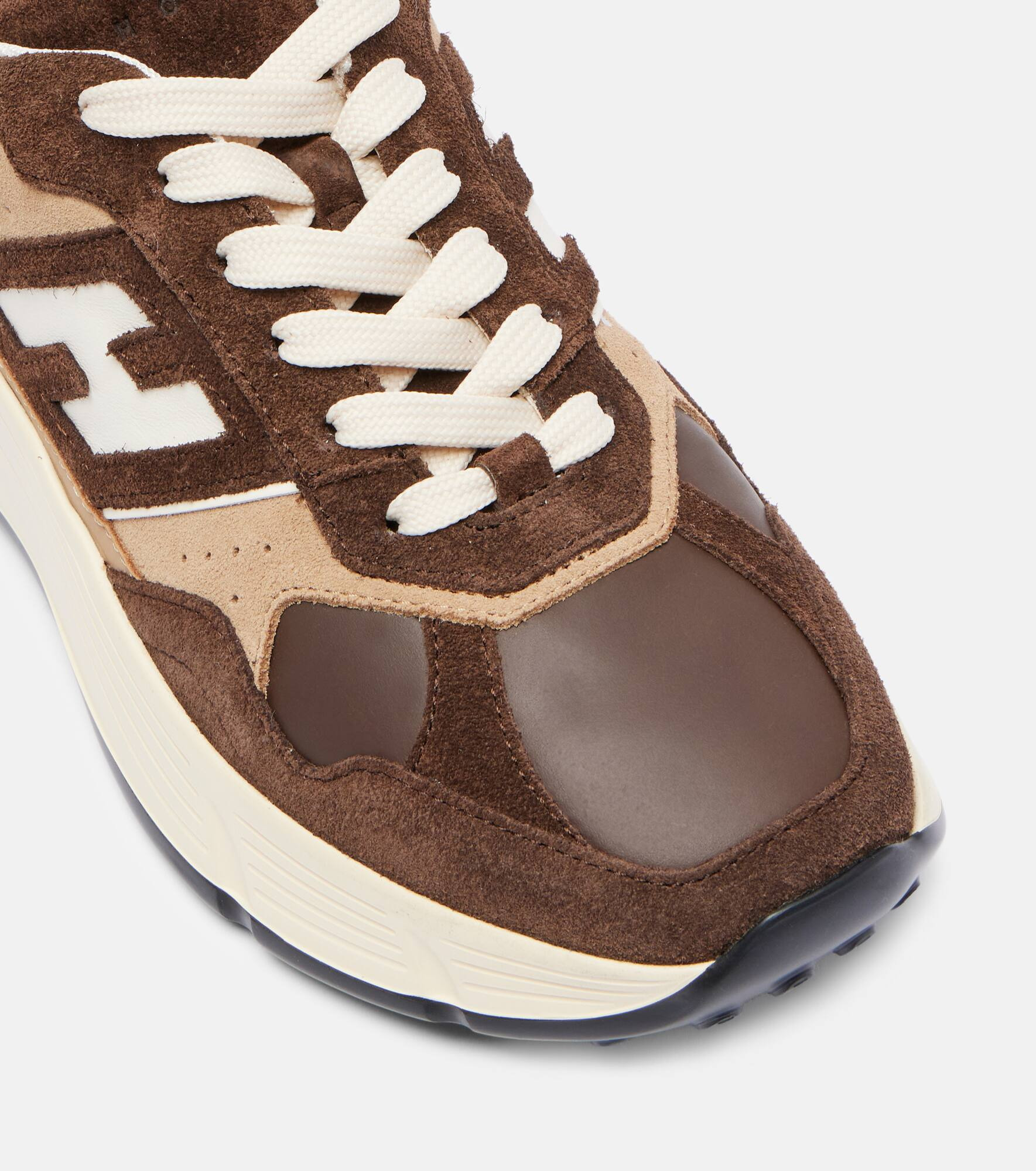 H669 suede and leather sneakers - 5