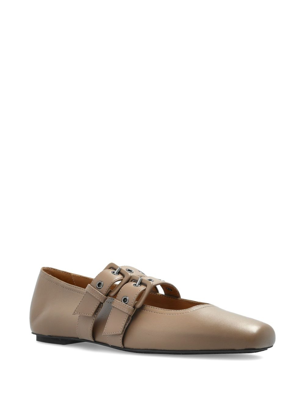 double-buckle ballet flats - 2