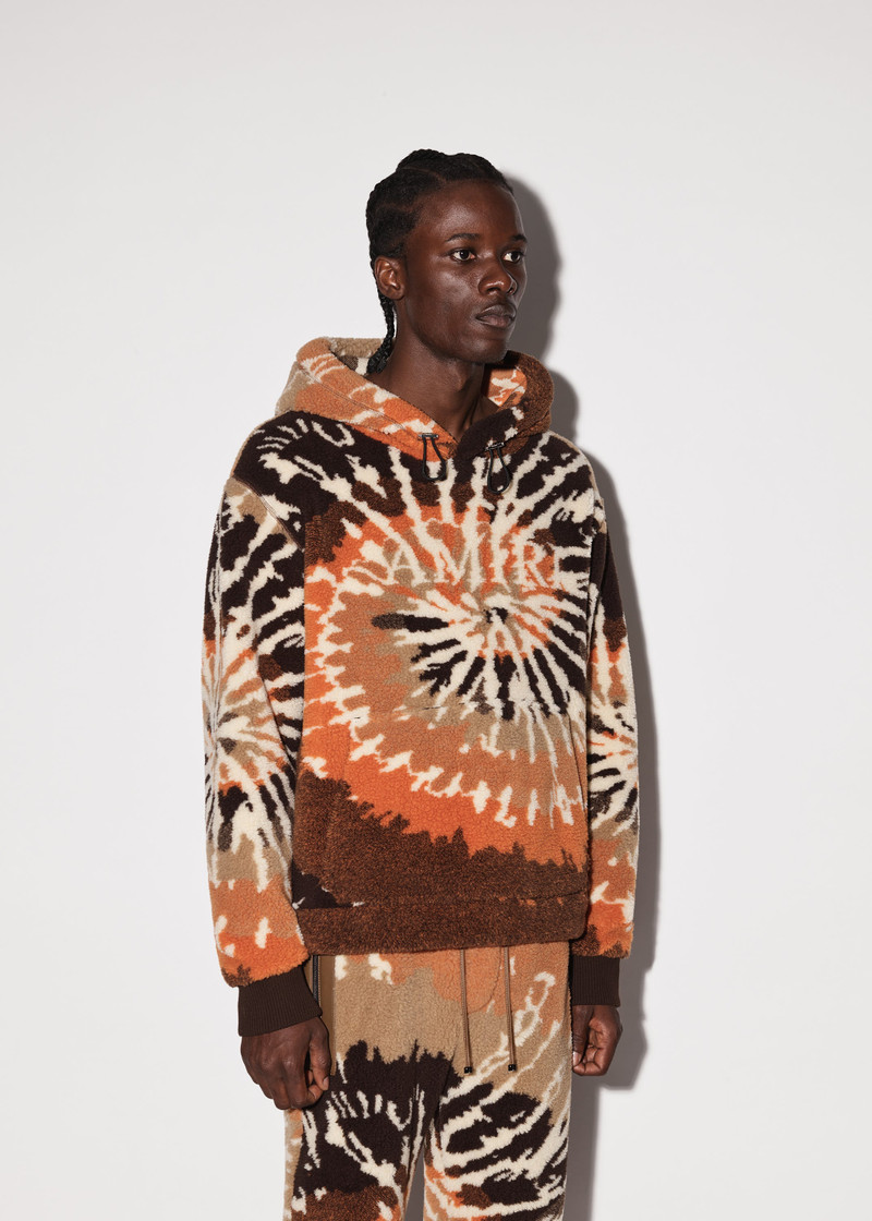 AMIRI TIE DYE POLAR FLEECE HOODIE outlook
