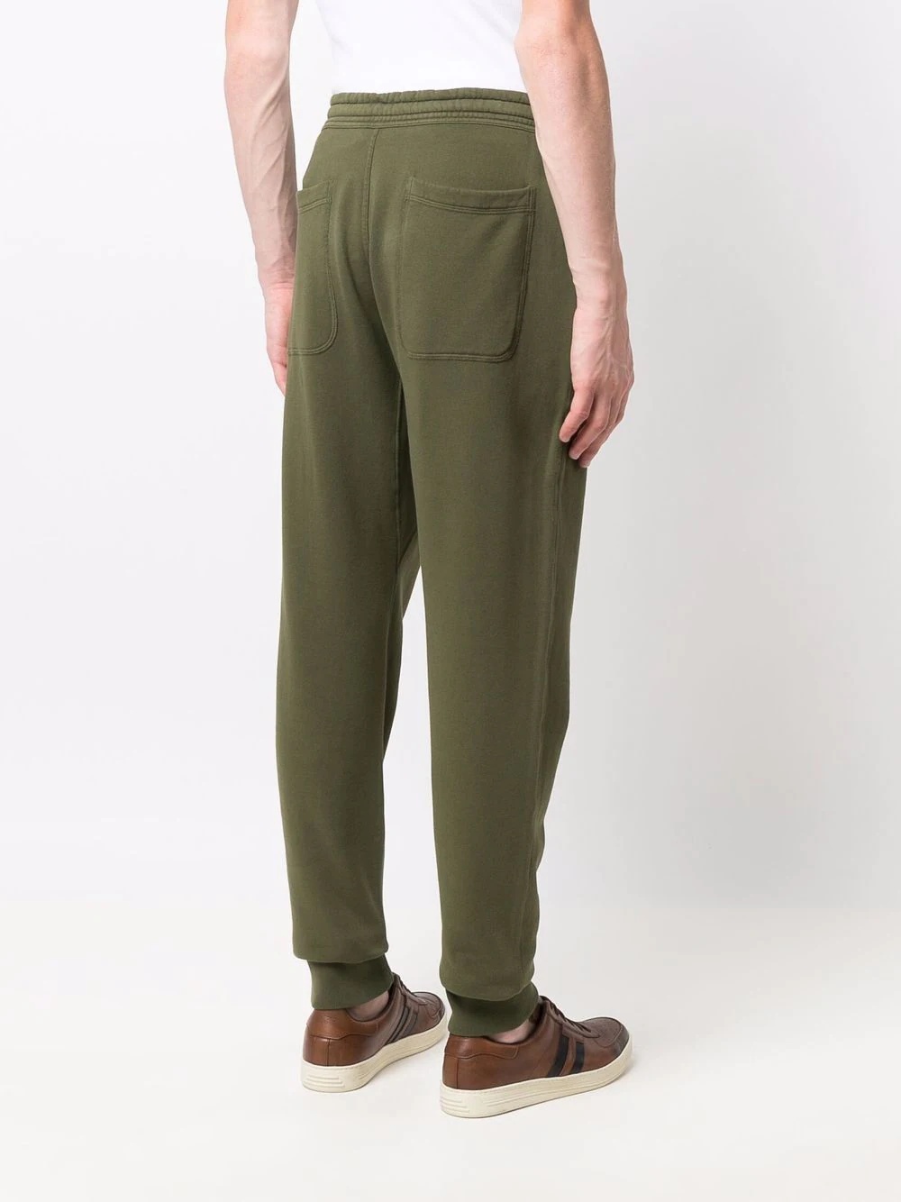 drawstring tapered track pants - 4