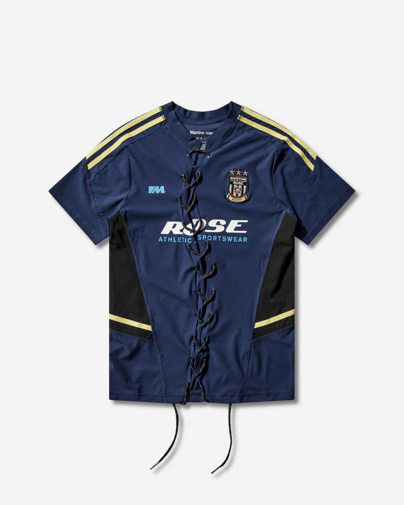 Lace Up Football Top Blue / Navy 1