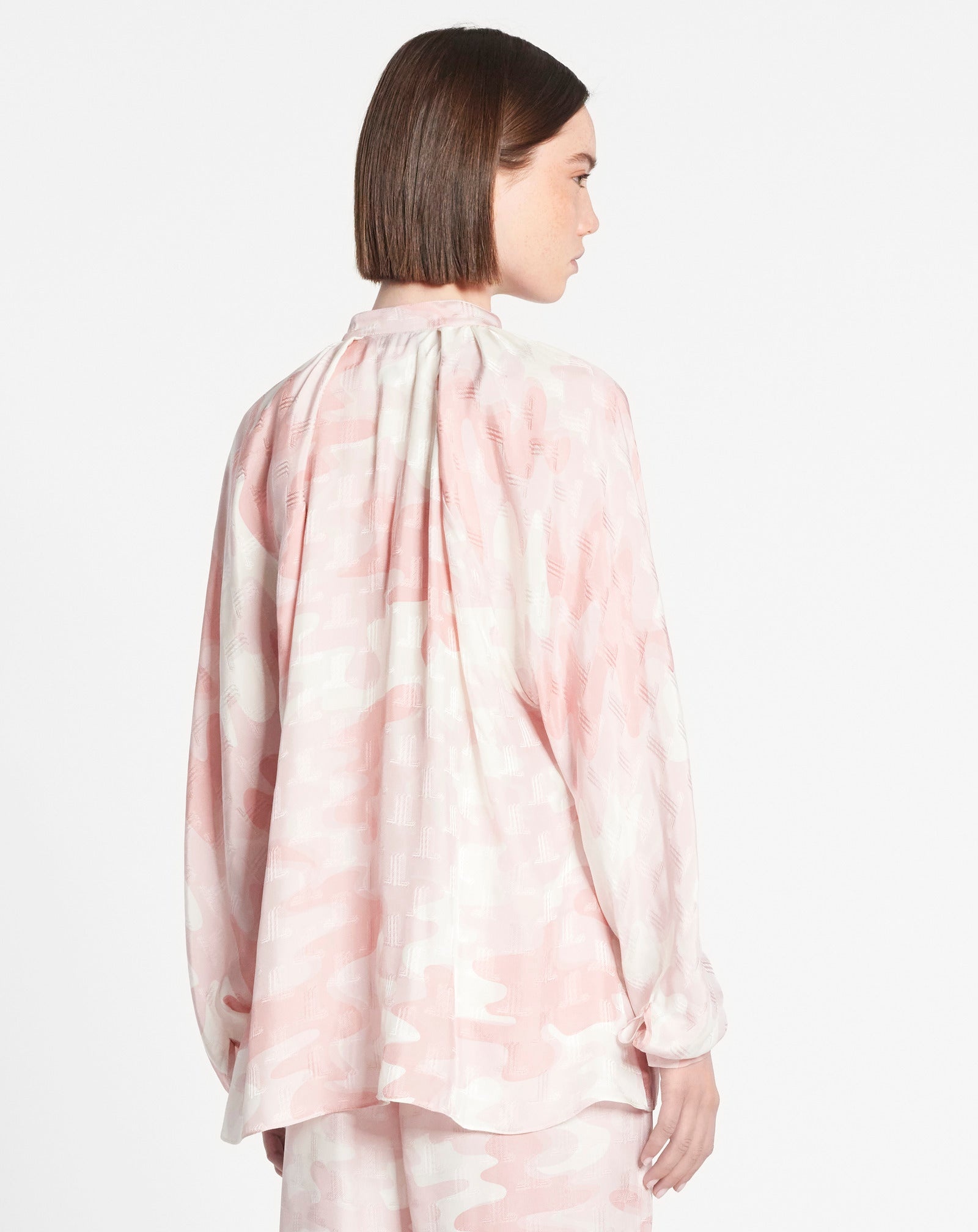 LONG-SLEEVE PRINTED BLOUSE - 4