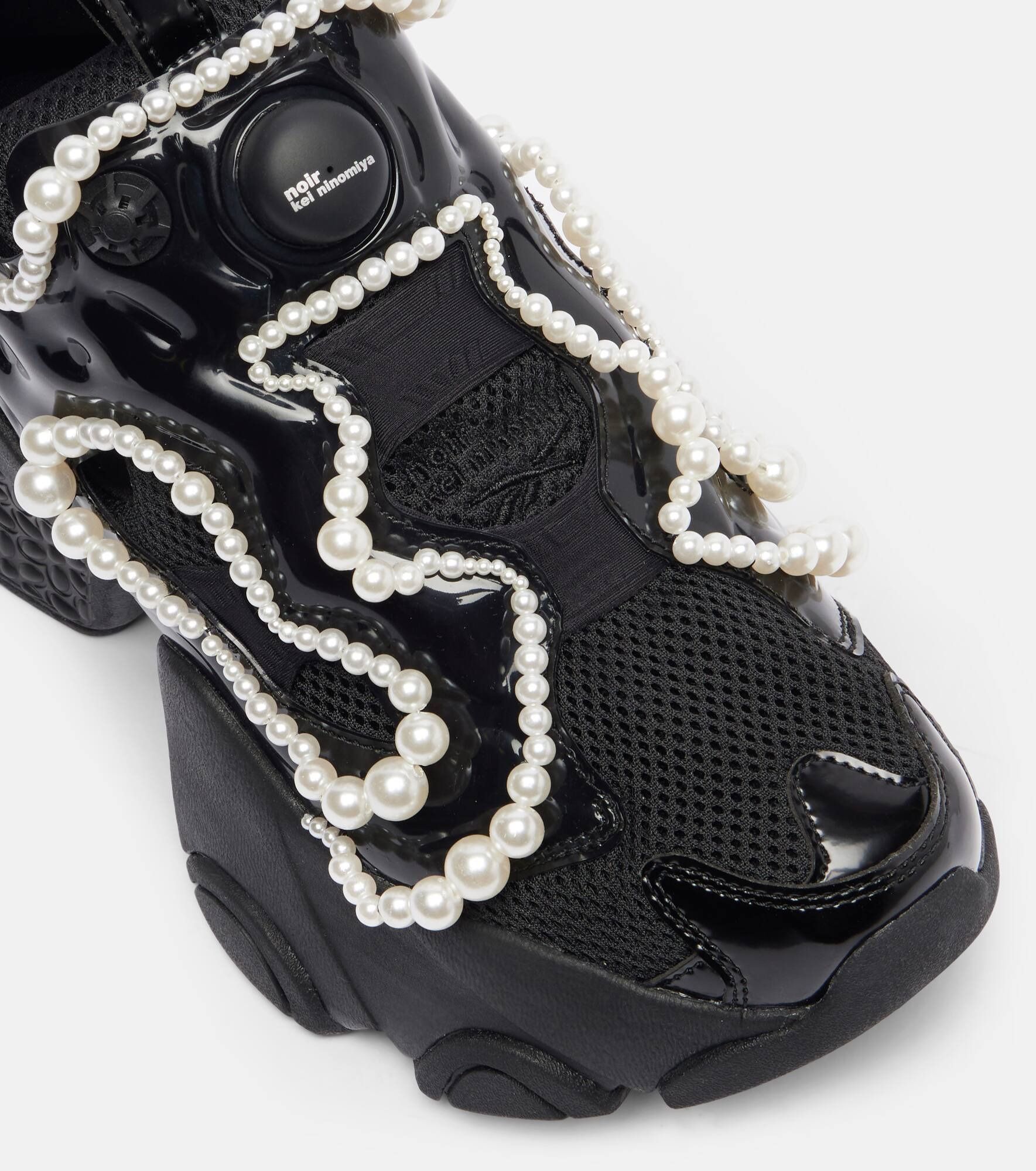 x Reebok embellished platform sneakers - 5