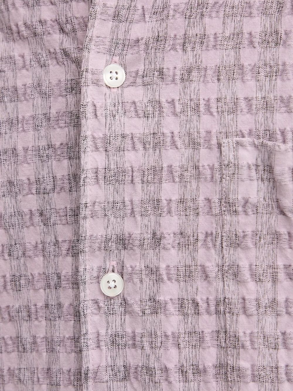 textured gingham shirt - 4