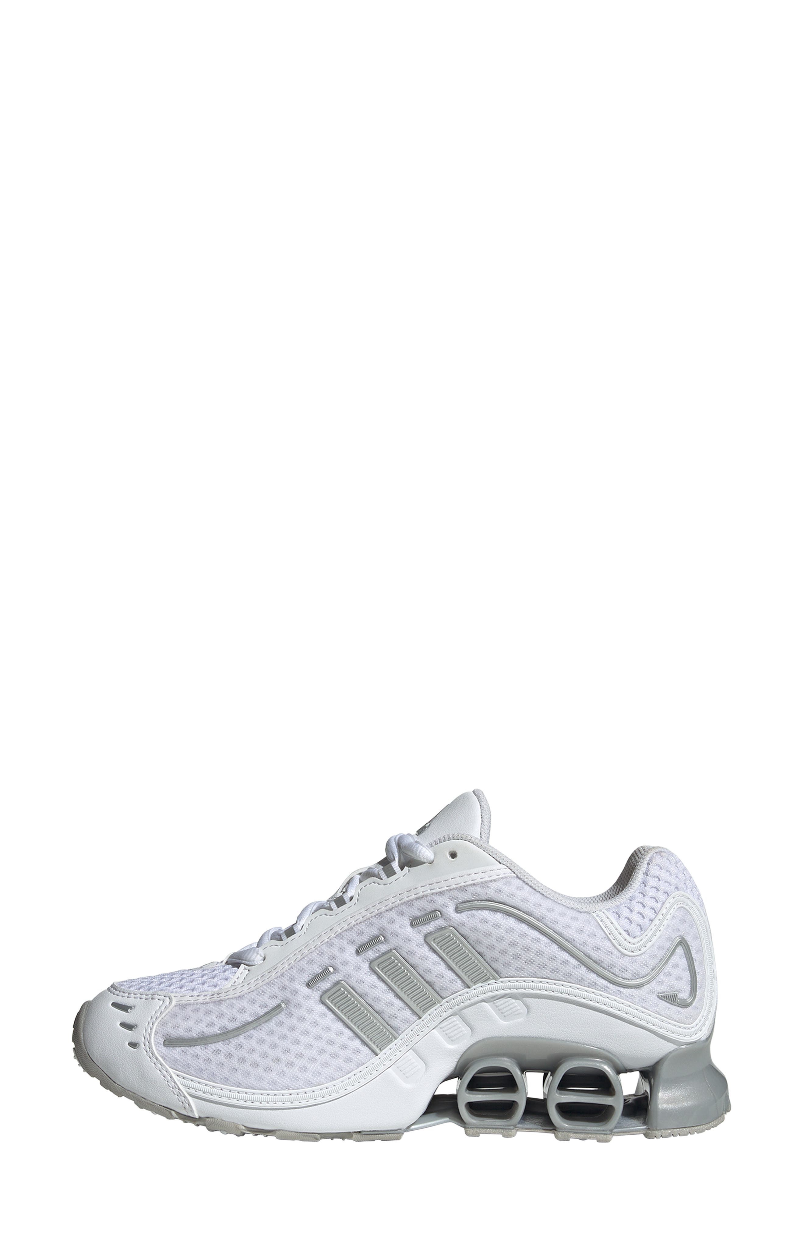 adidas Megaride 01 Sneaker in White/Silver Metallic/White at Nordstrom - 6