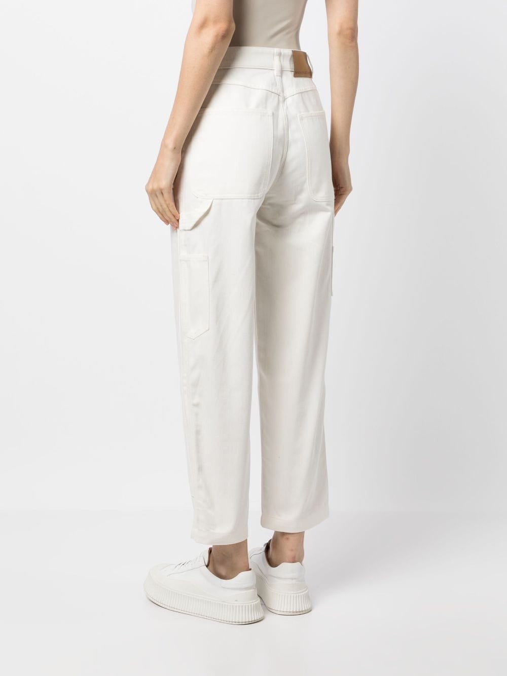cropped straight-leg jeans - 4