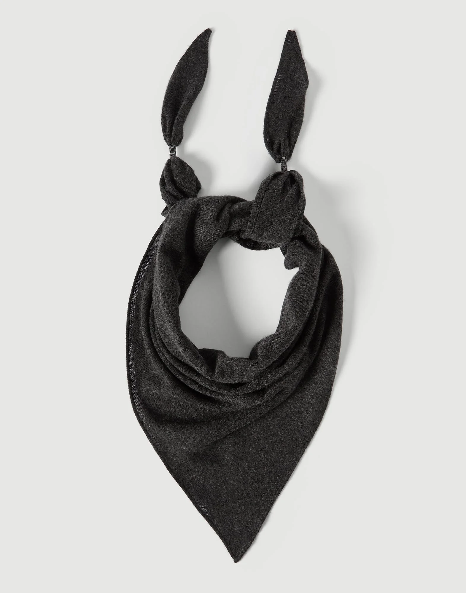 Cashmere scarf with shiny details - 1