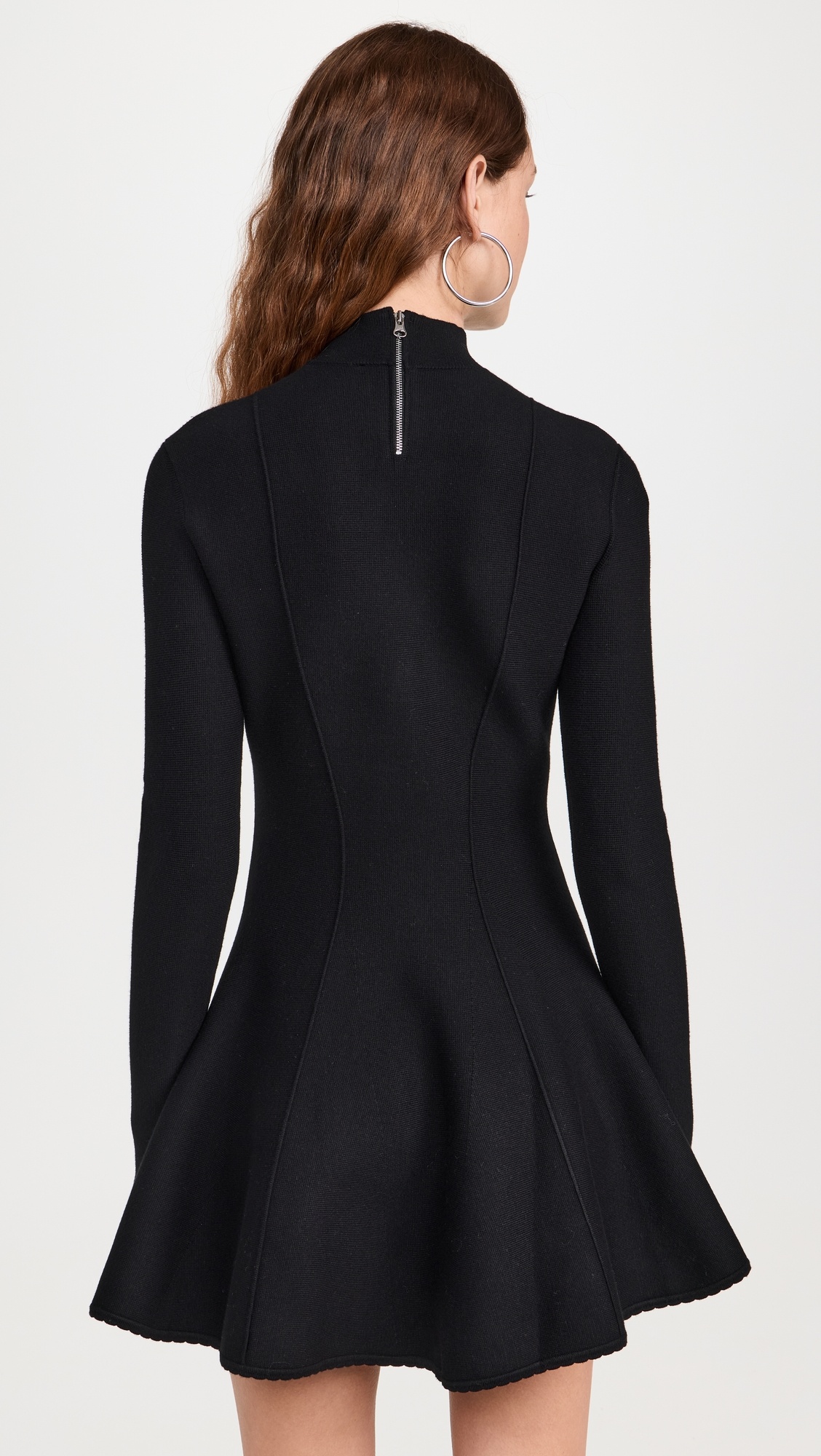 Knit Long Sleeve Corset Dress - 2