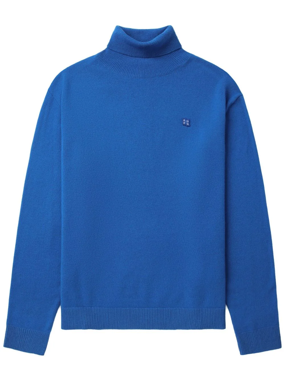logo-patch wool jumper - 1