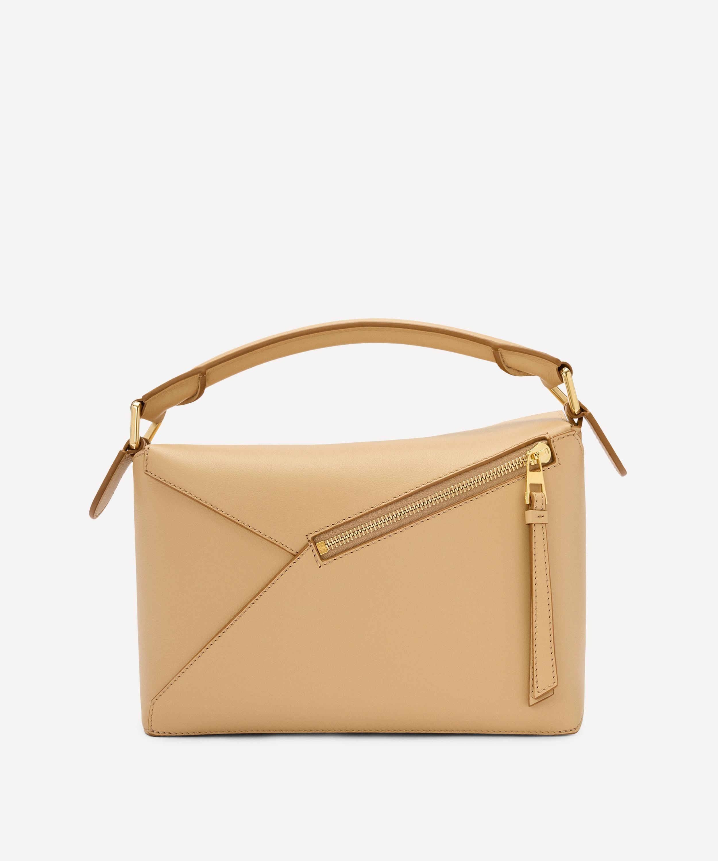 Small Puzzle Edge Top Handle Bag - 5