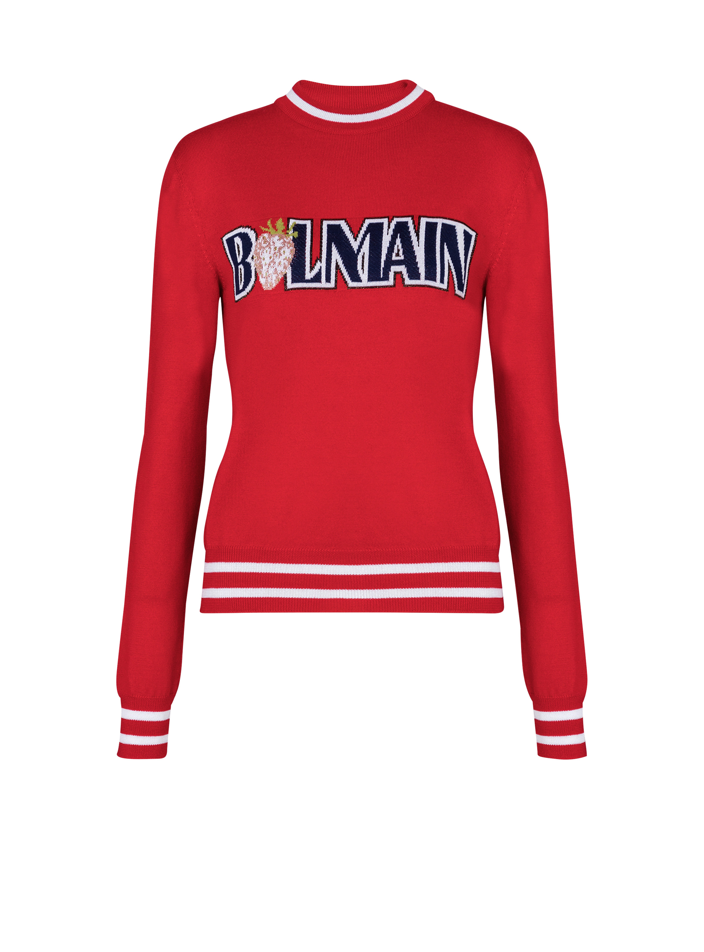 Wool Balmain Strawberry jumper - 1