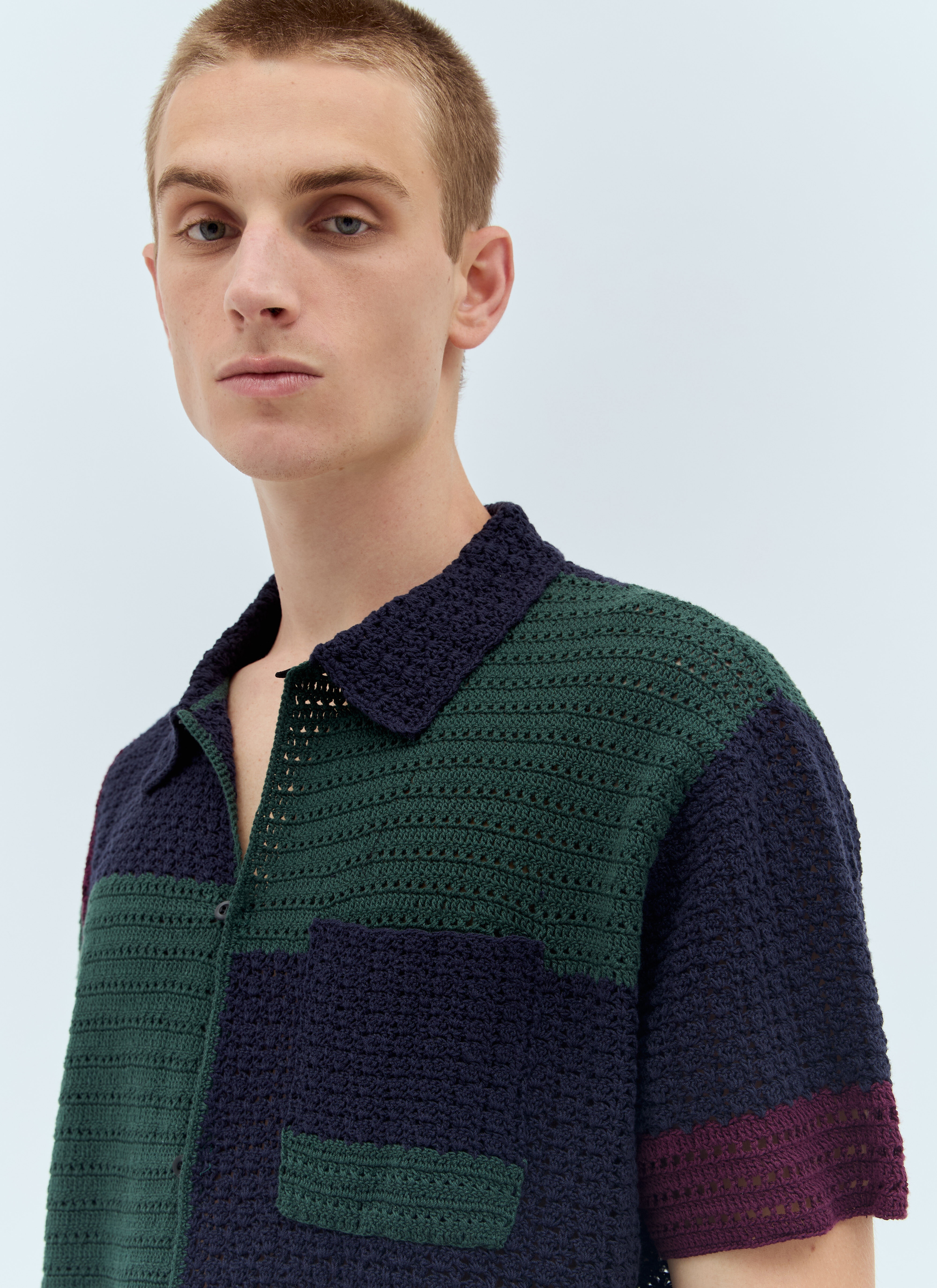 Block Crochet Shirt - 5