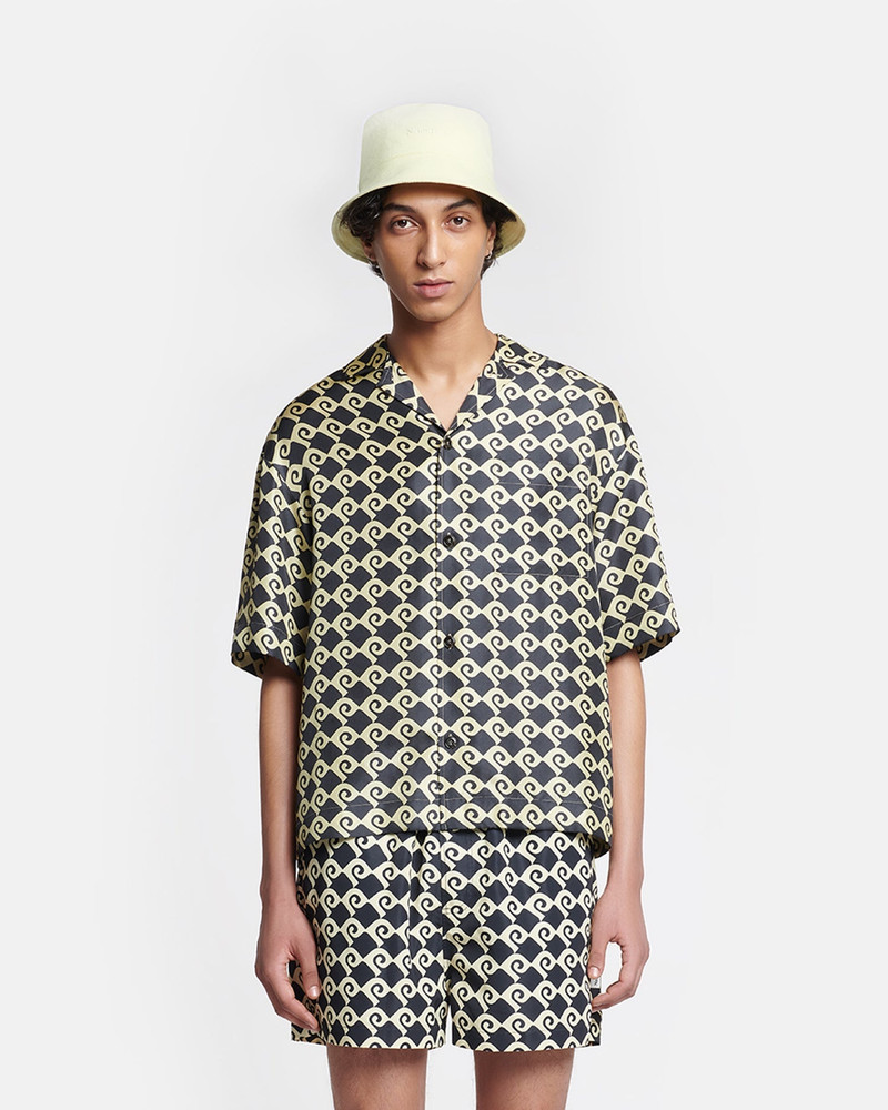 Nanushka Printed Silk-Twill Shirt outlook