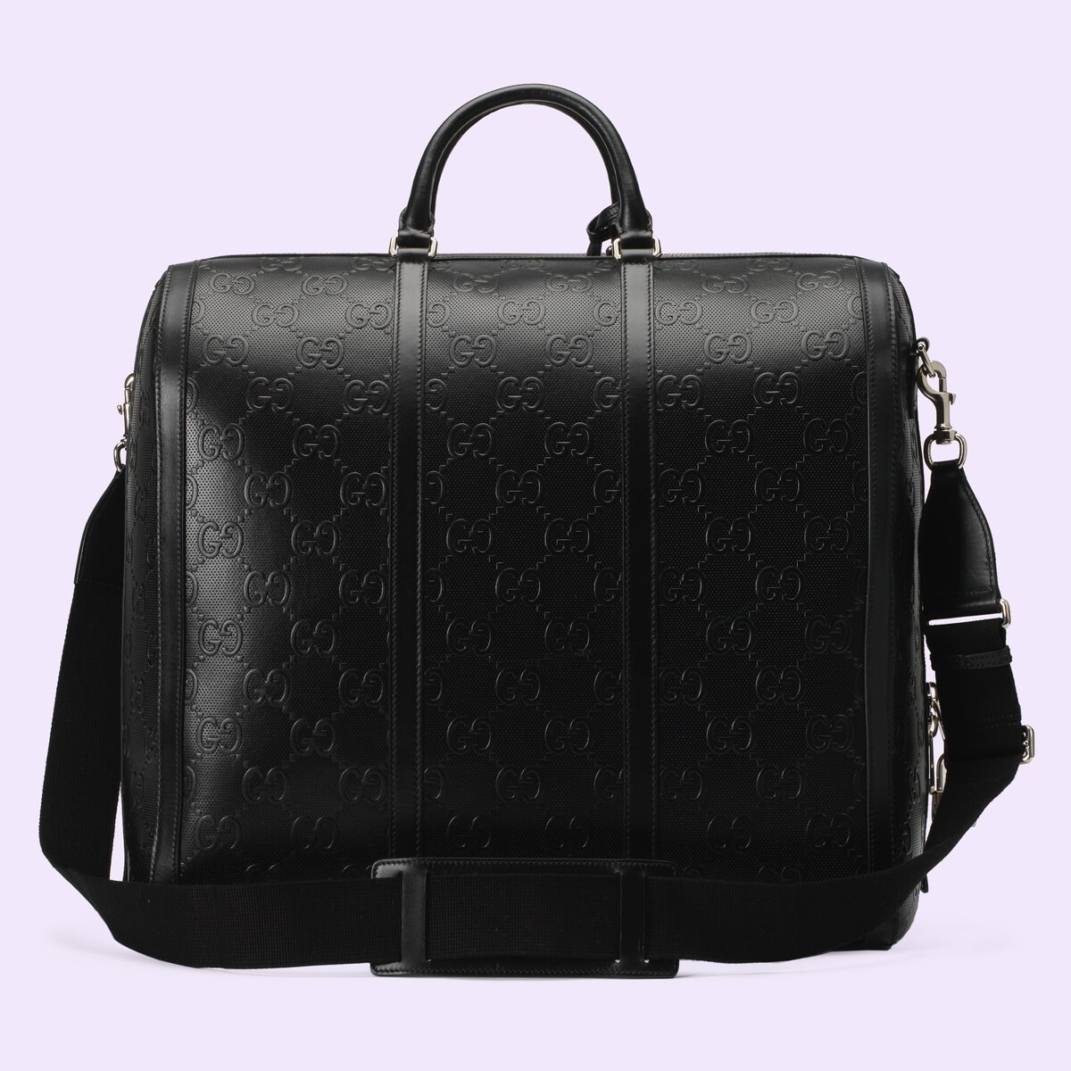 GG embossed duffle bag - 4