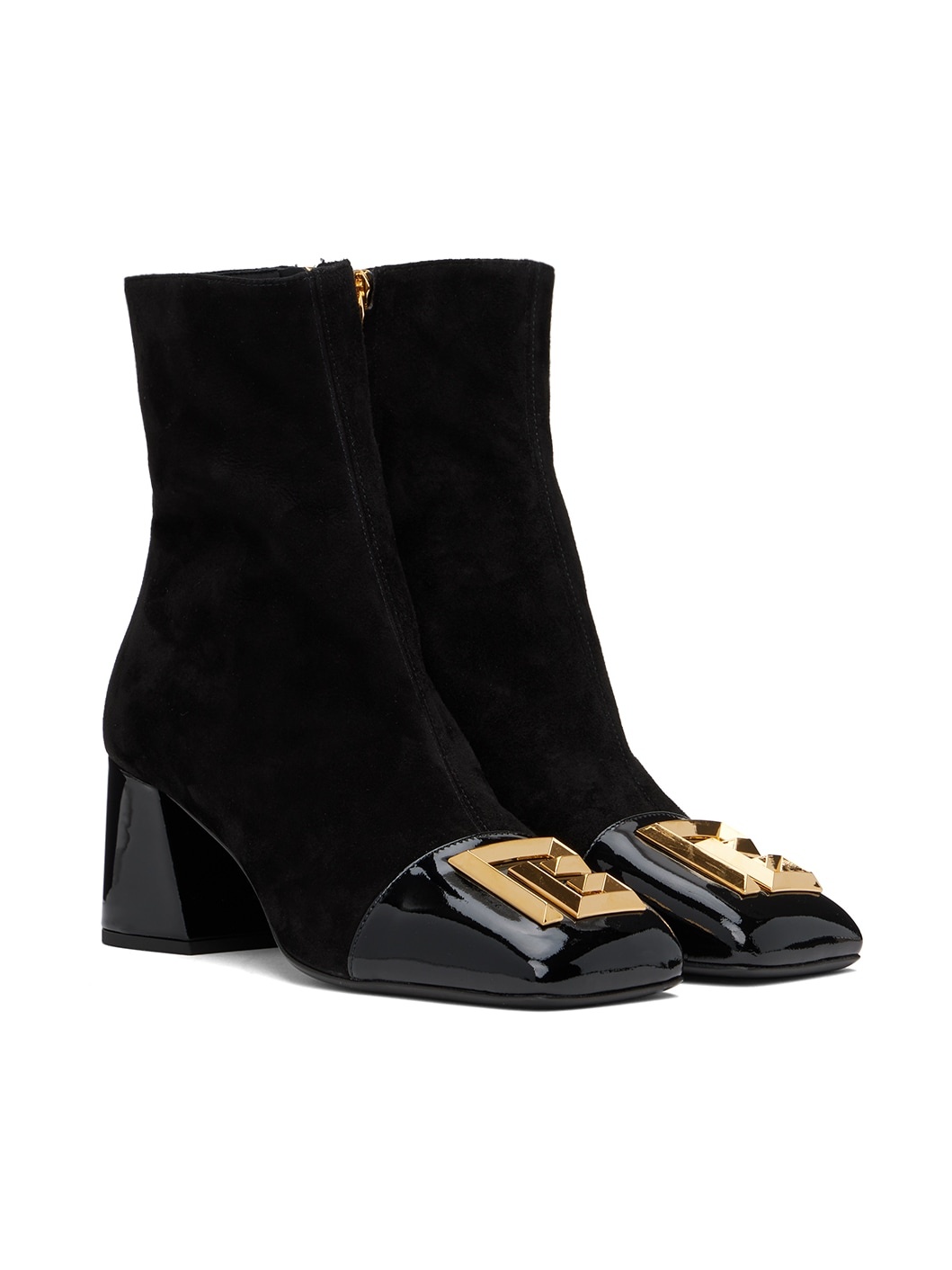 Black Suede Edna Boots - 4