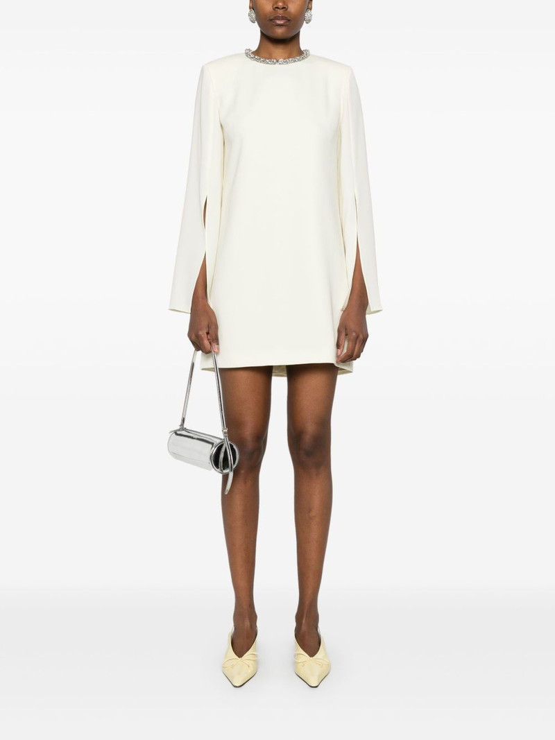 ROLAND MOURET embellished cady mini dress outlook