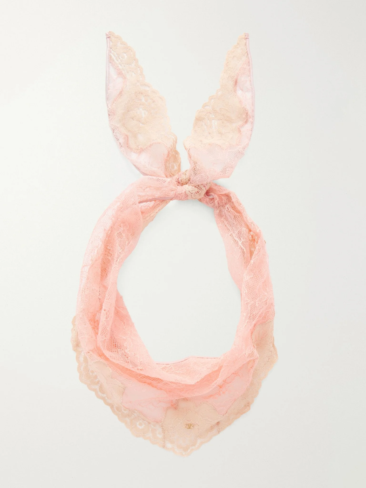 Lace scarf Pink - 1