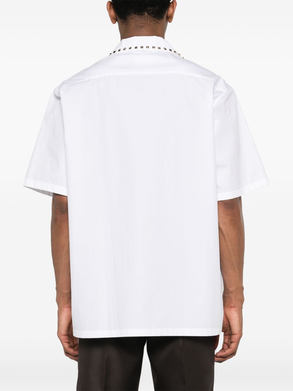 Rockstud Untitled stud-embellished bowling shirt - 4