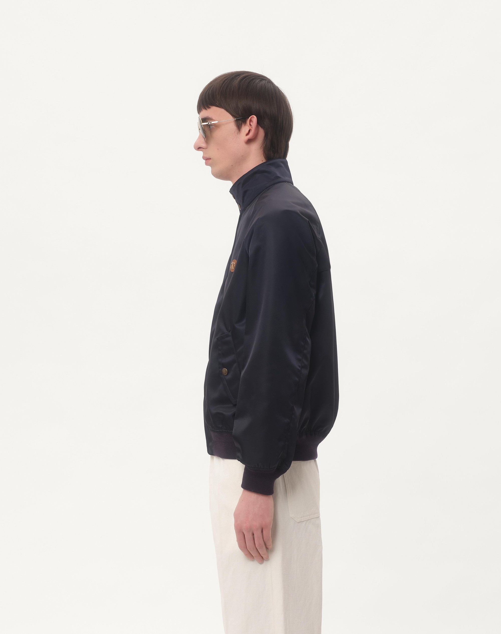 NYLON BLOUSON WITH VLOGO PATCH - 7