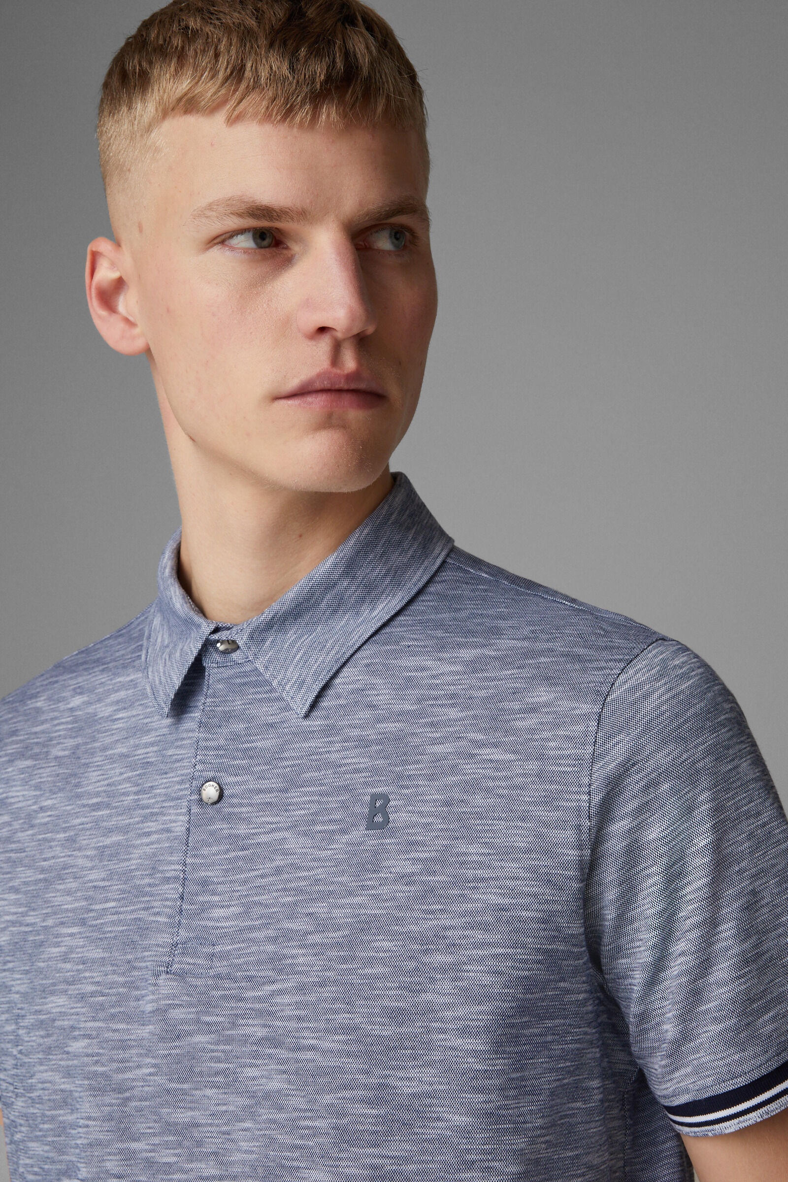 Samu Polo shirt in Navy blue - 4