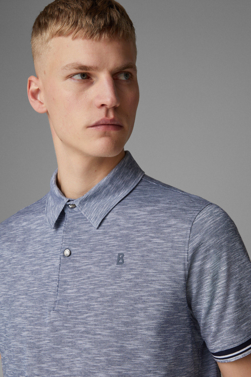 Samu Polo shirt in Navy blue 4