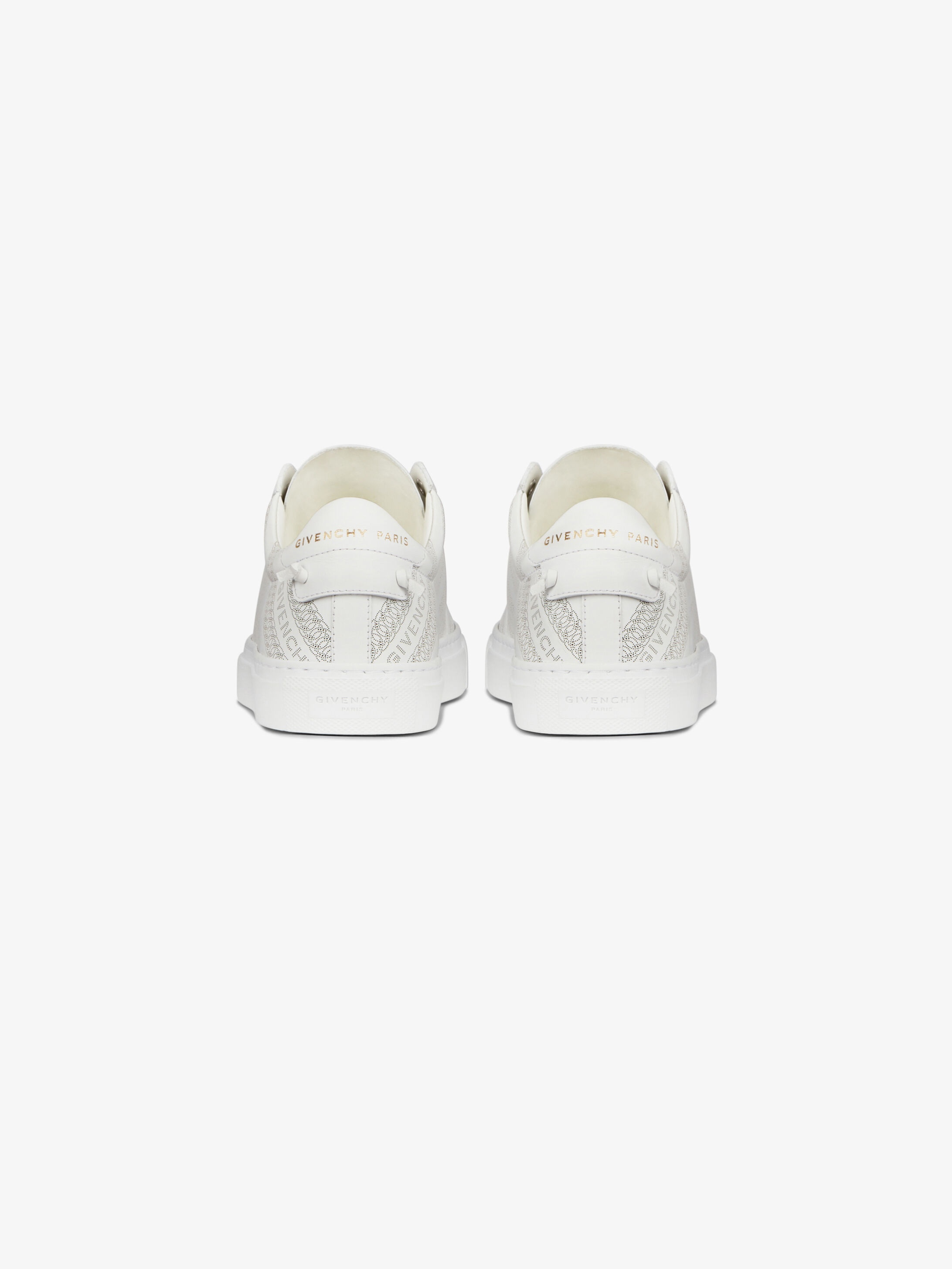 GIVENCHY Chain sneakers in perforated leather - 4