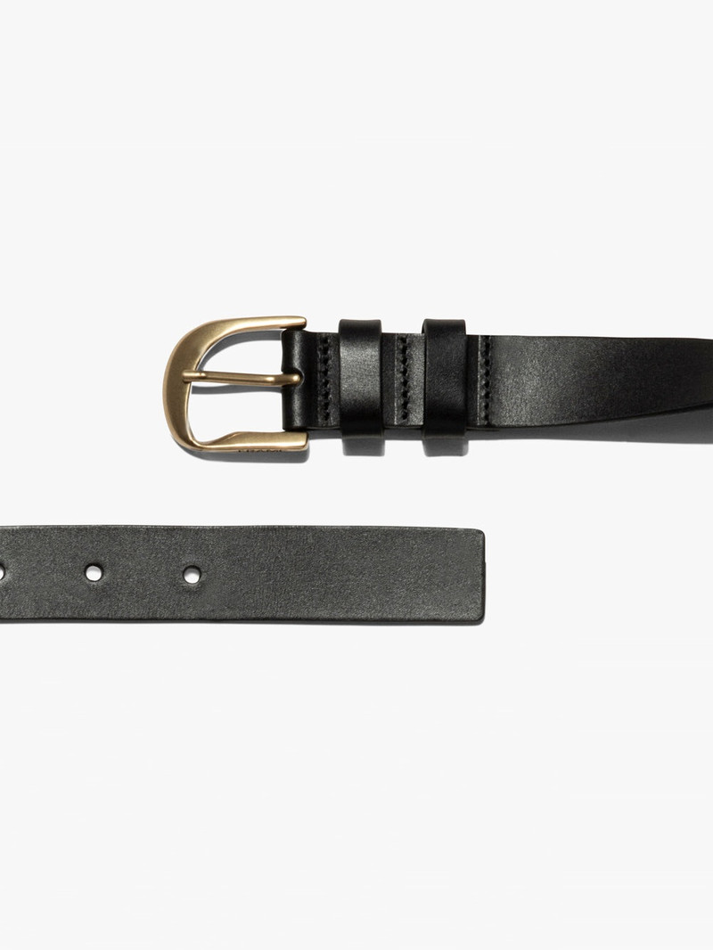 FRAME Twist Buckle Belt in Noir outlook