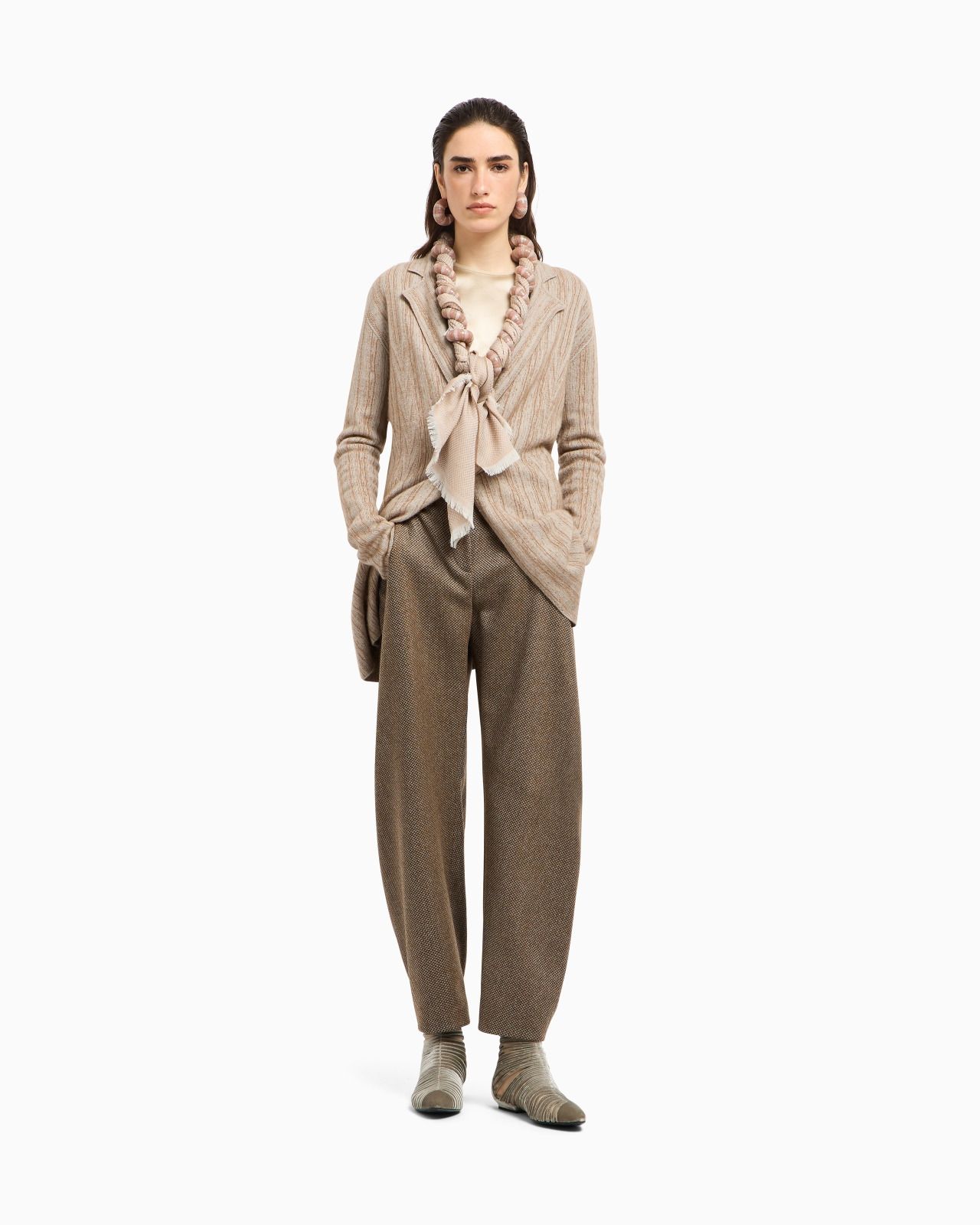 BLOUSE IN TUSSAH SILK SATIN - 2