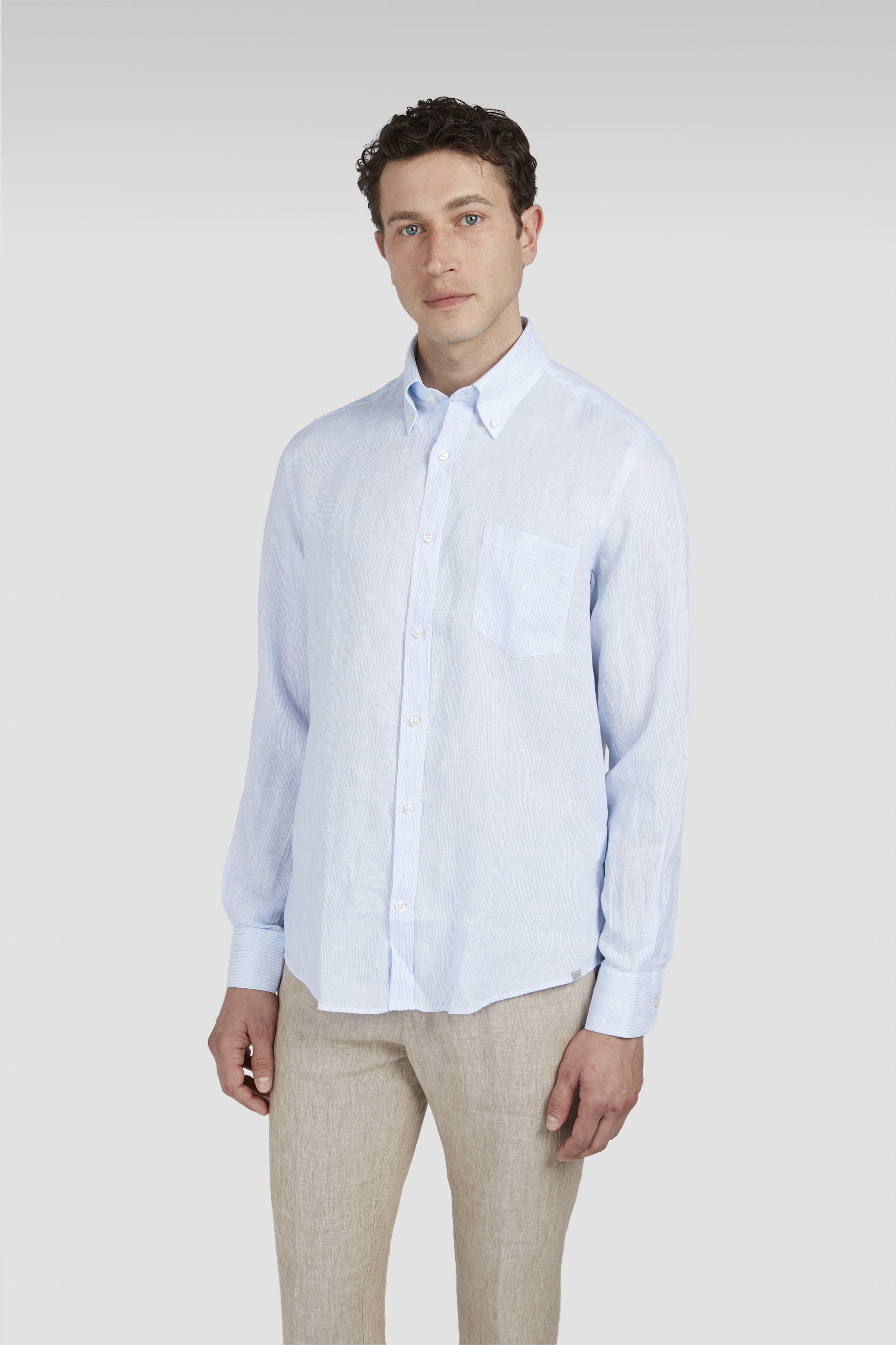 LINEN SEERSUCKER SHIRT - 7